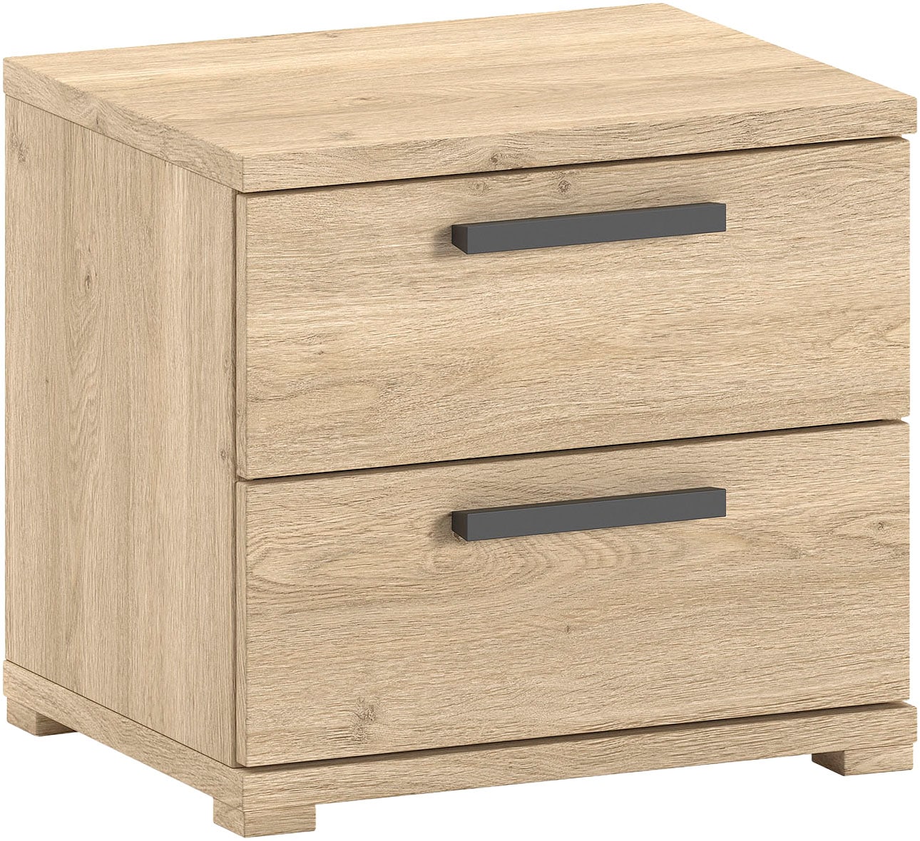 Vipack Jugendzimmer-Set »SAM - Bett, Nachtkonsole, Kleiderschrank 3-trg., gradliniges Design« Schubladen auf Metallauszug, Kleiderschrank 3-trg. mit viel Stauraum, 3 tlg. tlg.