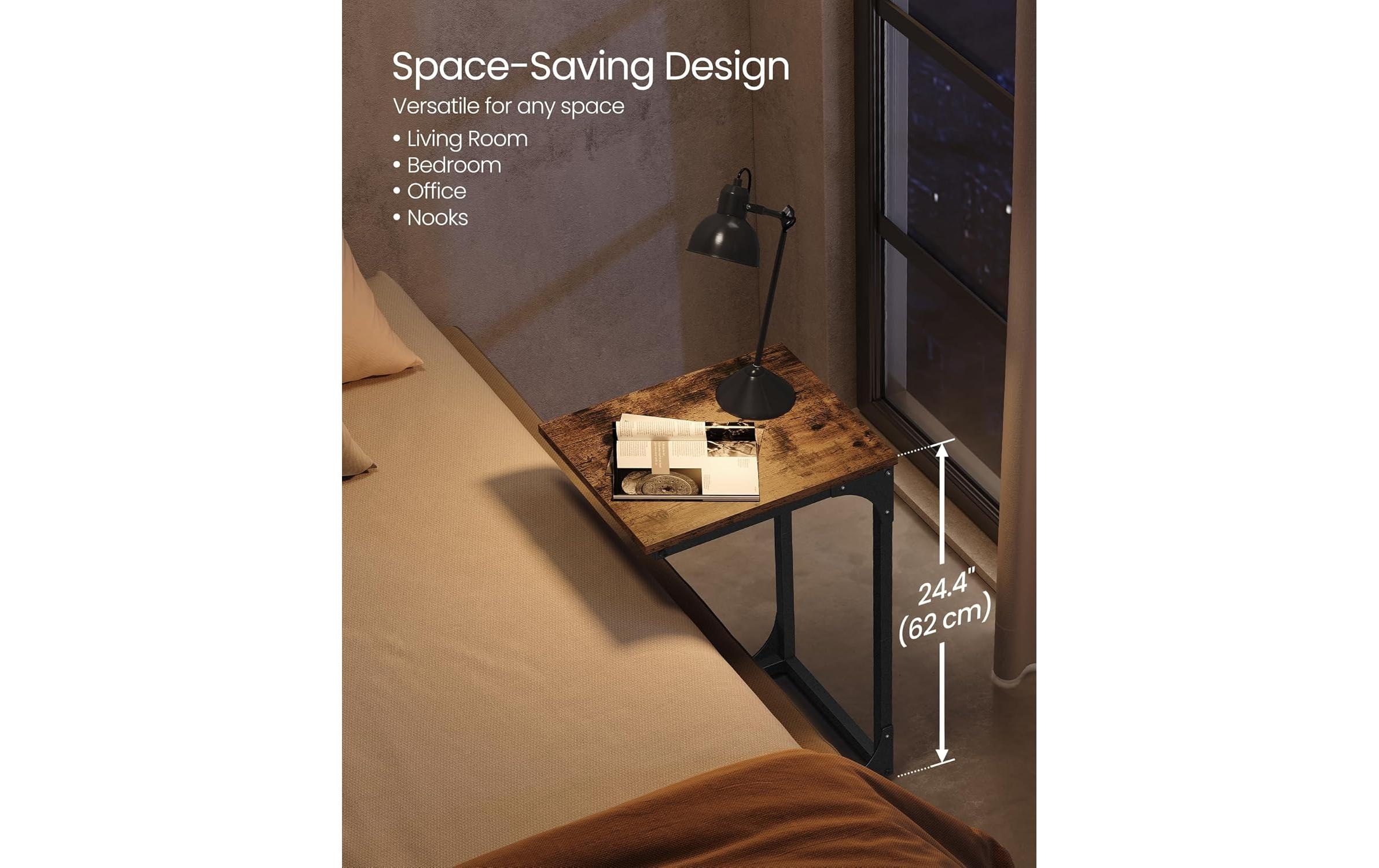 VASAGLE Table d'appoint »C-förmig 30 x 62 cm«