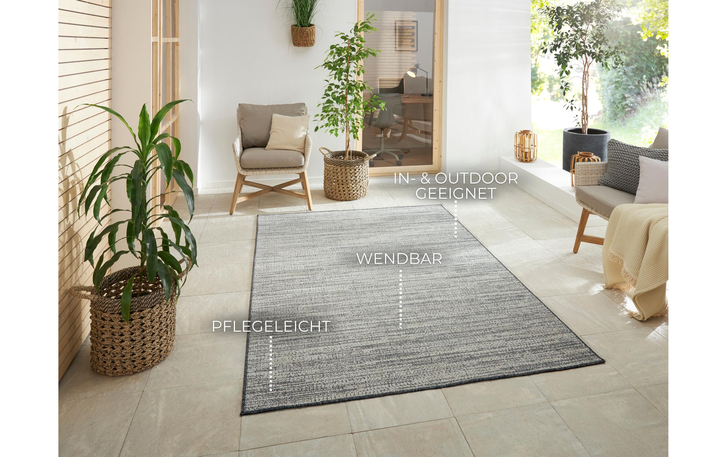 ELLE DECORATION Teppich »Melange 120 x 170 cm«