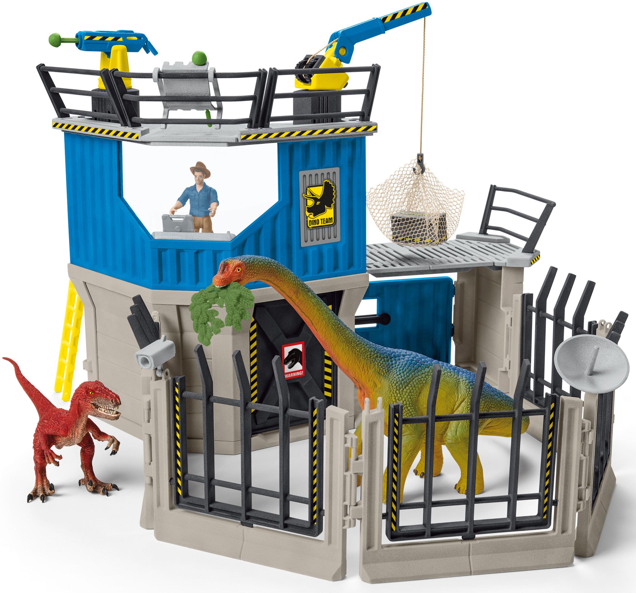 Image of Schleich Spielwelt "DINOSAURS, Grosse Dino-Forschungsstation (41462)" Made in Germany