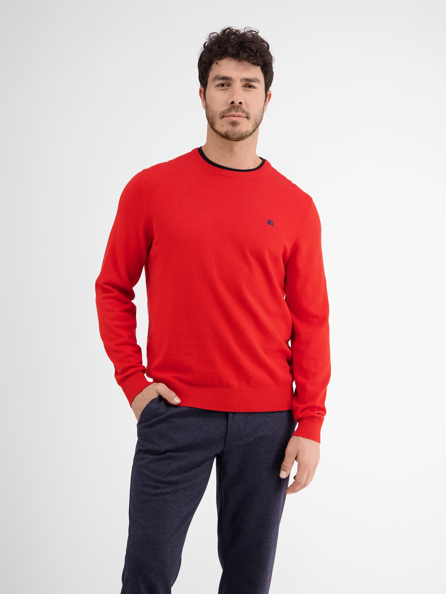 LERROS Strickpullover »V-Neck Pullover mit Kaschmiranteil«