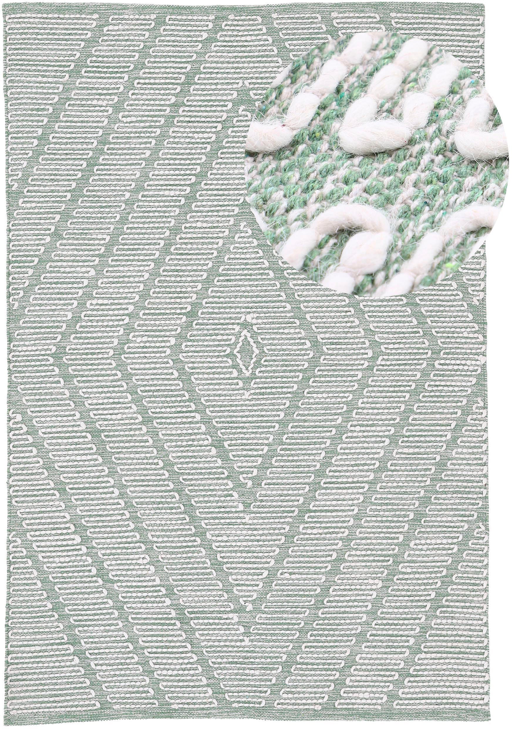 günstig reine Baumwolle Durry«, Hoch-Tief Teppich »Kelim carpetfine handgewebt, rechteckig, Handweb, kaufen Effekt, geometrisch,