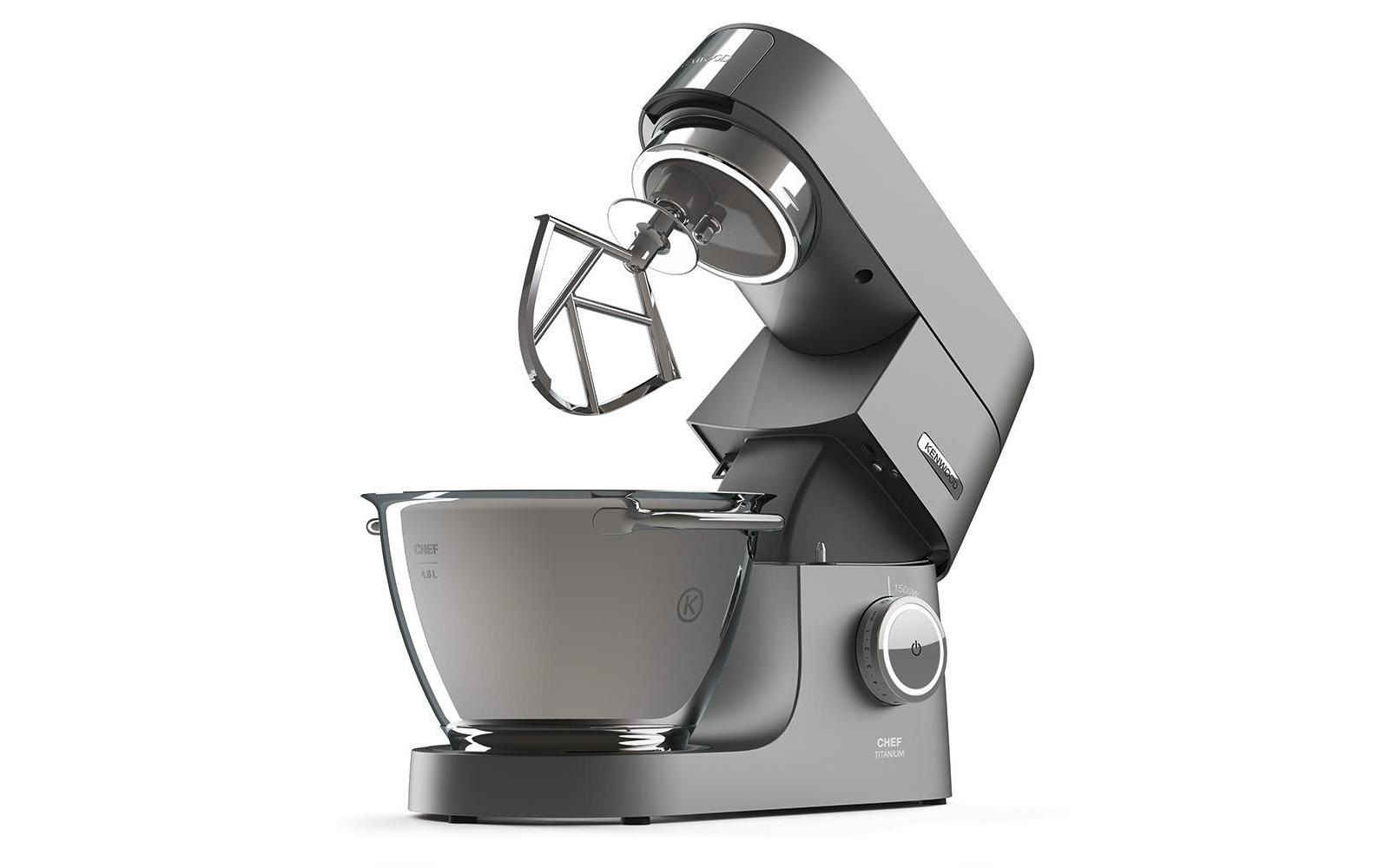 Kenwood Küchenmaschine »»Chef KVC7350S Titanium Pro Multipack, Silberfarben««