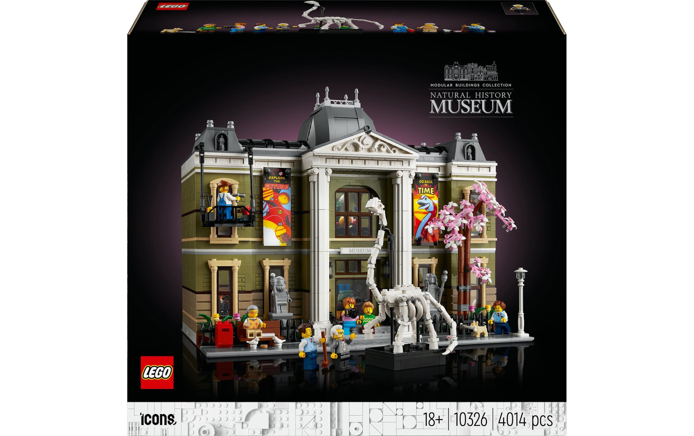 LEGO® Spielbausteine »Icons Naturhistorisches Museum 10326«, (4014 St.)