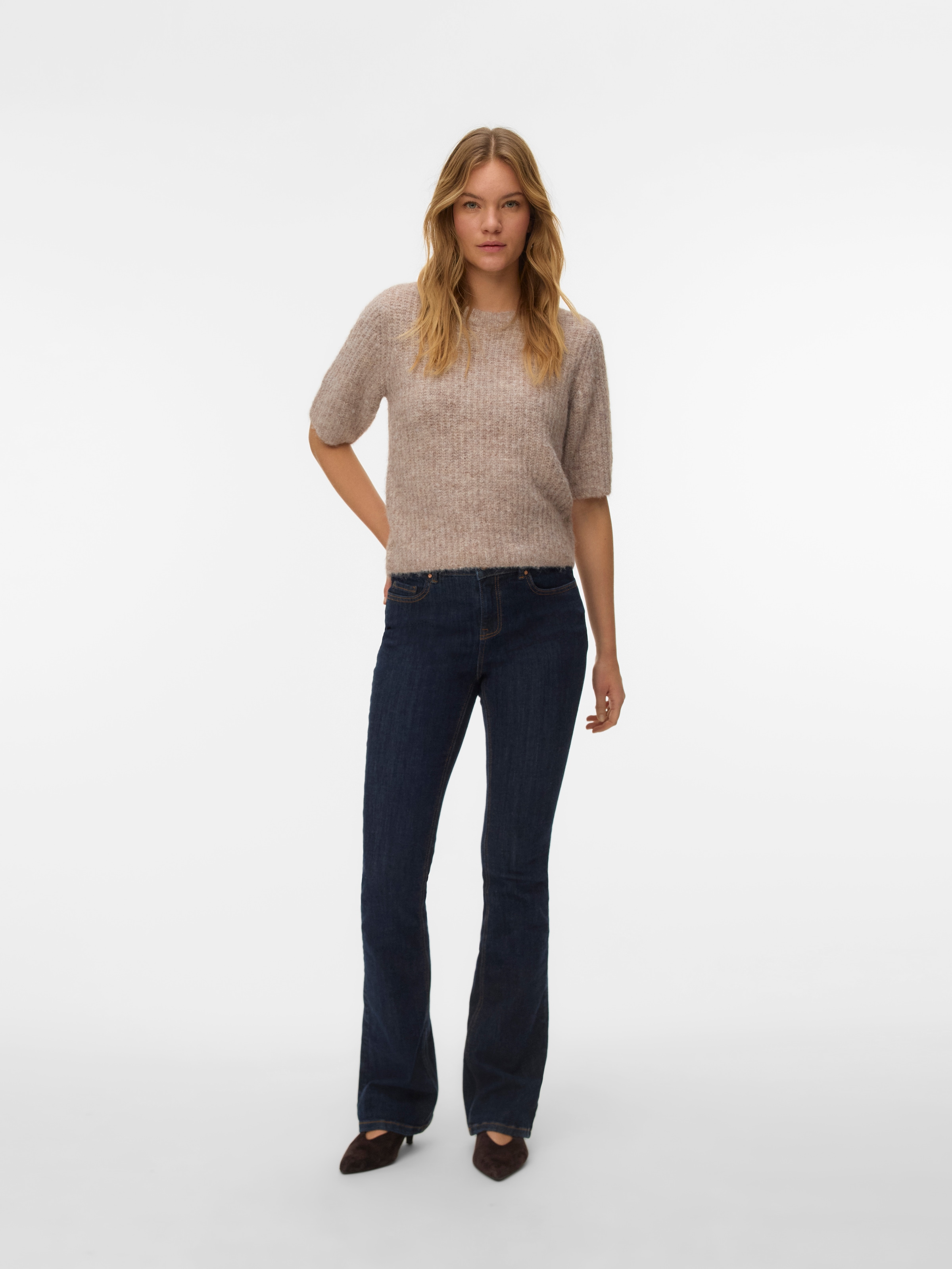 Vero Moda Pull en tricot »VMAWSOME 2/4 O-NECK PULLOVER NOOS«