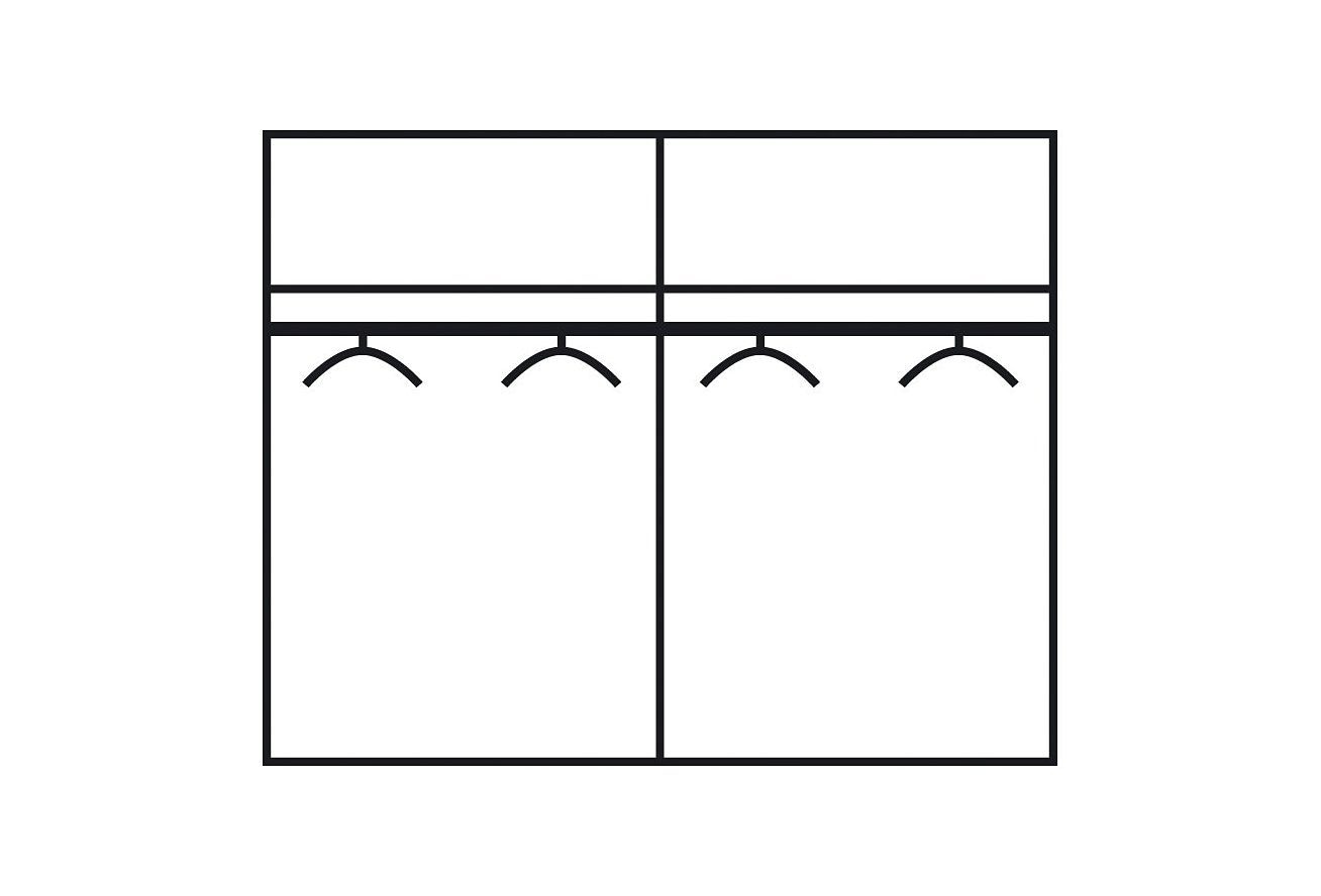 »Easy«, mit Wimex Teilglas Schwebetürenschrank kaufen