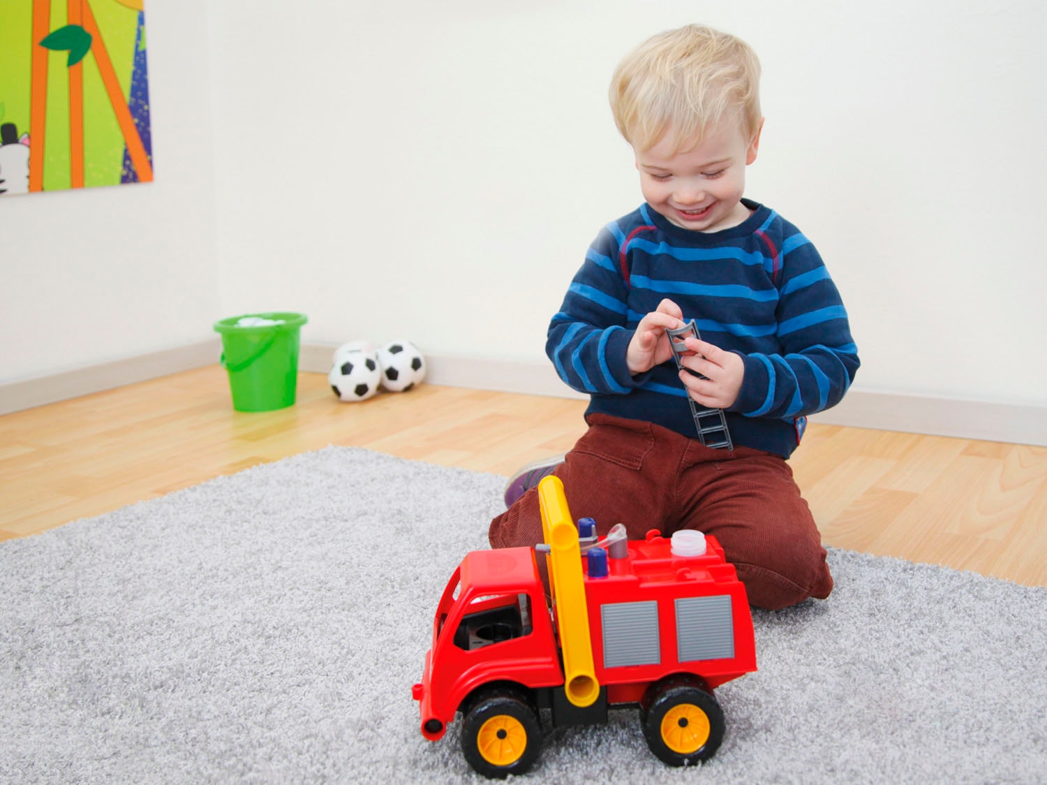 Lena® Spielzeug-Feuerwehr »Aktive« inklusive Spielfigur; Made in Europe