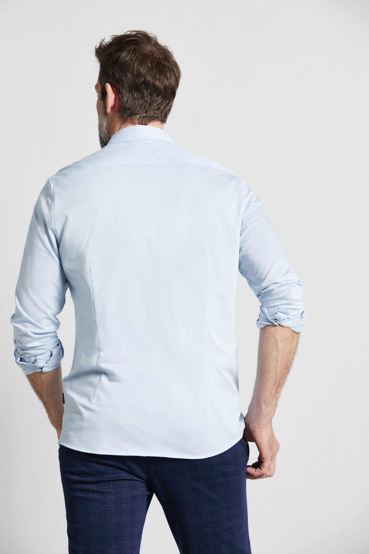 bugatti Chemise d'affaires mit Haifisch-Kragen