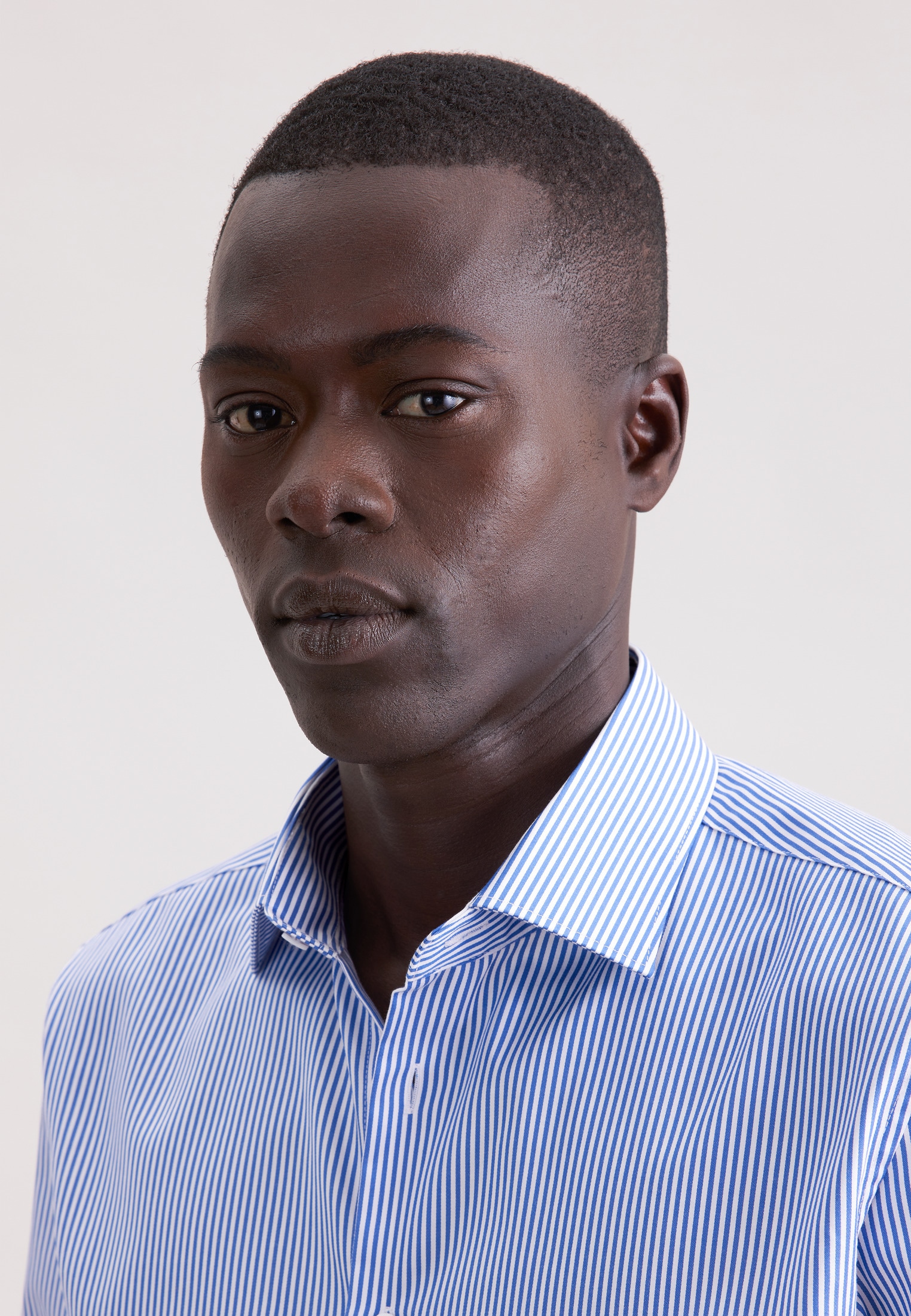 seidensticker Businesshemd »Schwarze Rose« Slim 1/1 Kentkragen Gestreift