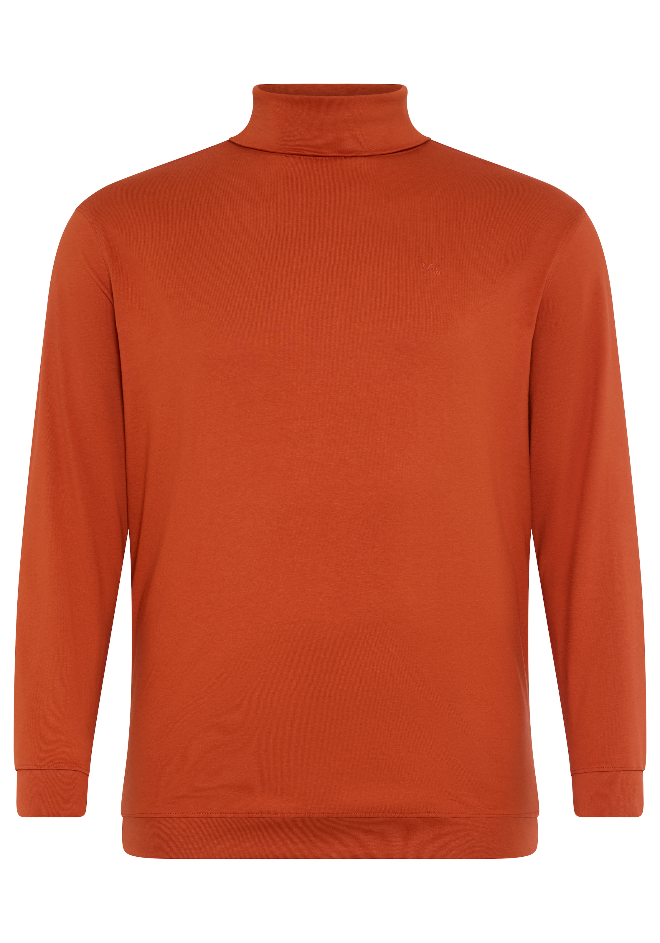 Man's World Plus Rollkragenshirt »auch in Grosse Grössen bis Gr. 7XL Bauch-Fit« Regular Fit, Langarm, unifarbenes Basic-Stil