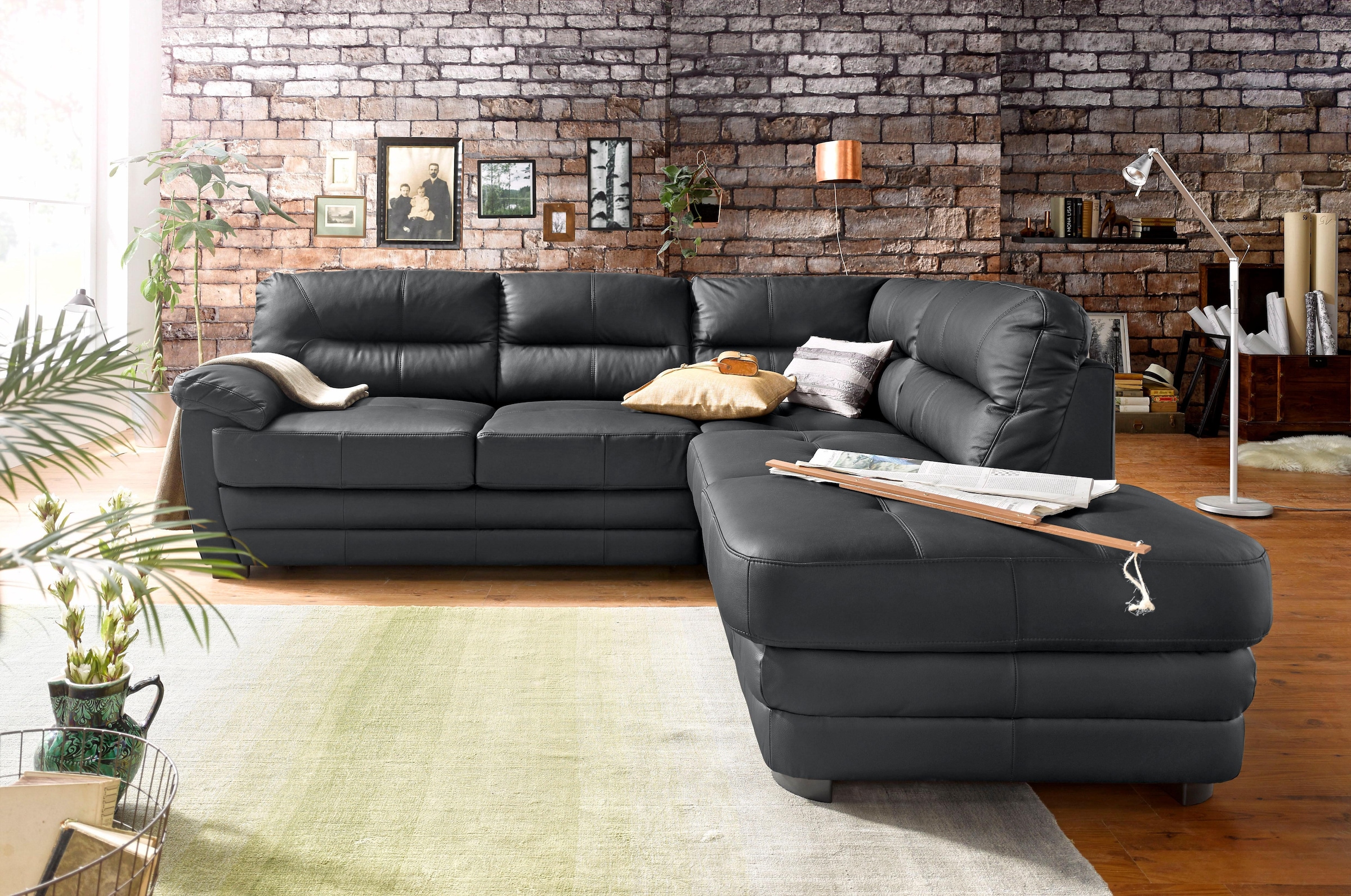 COTTA Ecksofa »Royale L-Form«, wahlweise mit Bettfunktion