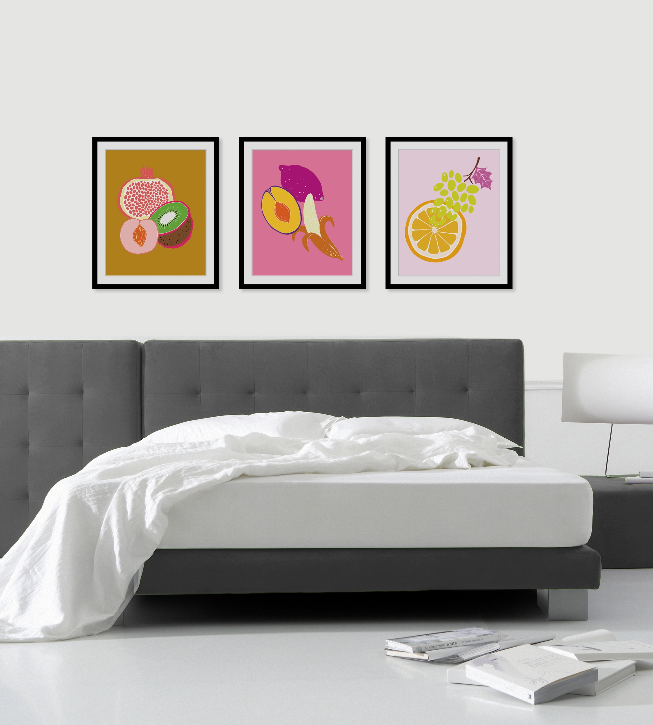 queence Bild »Benjamin« Kunst | Lebensmittel | Obst | Obst Bilder HD Premium Poster-Druck inkl. Holzrahmen