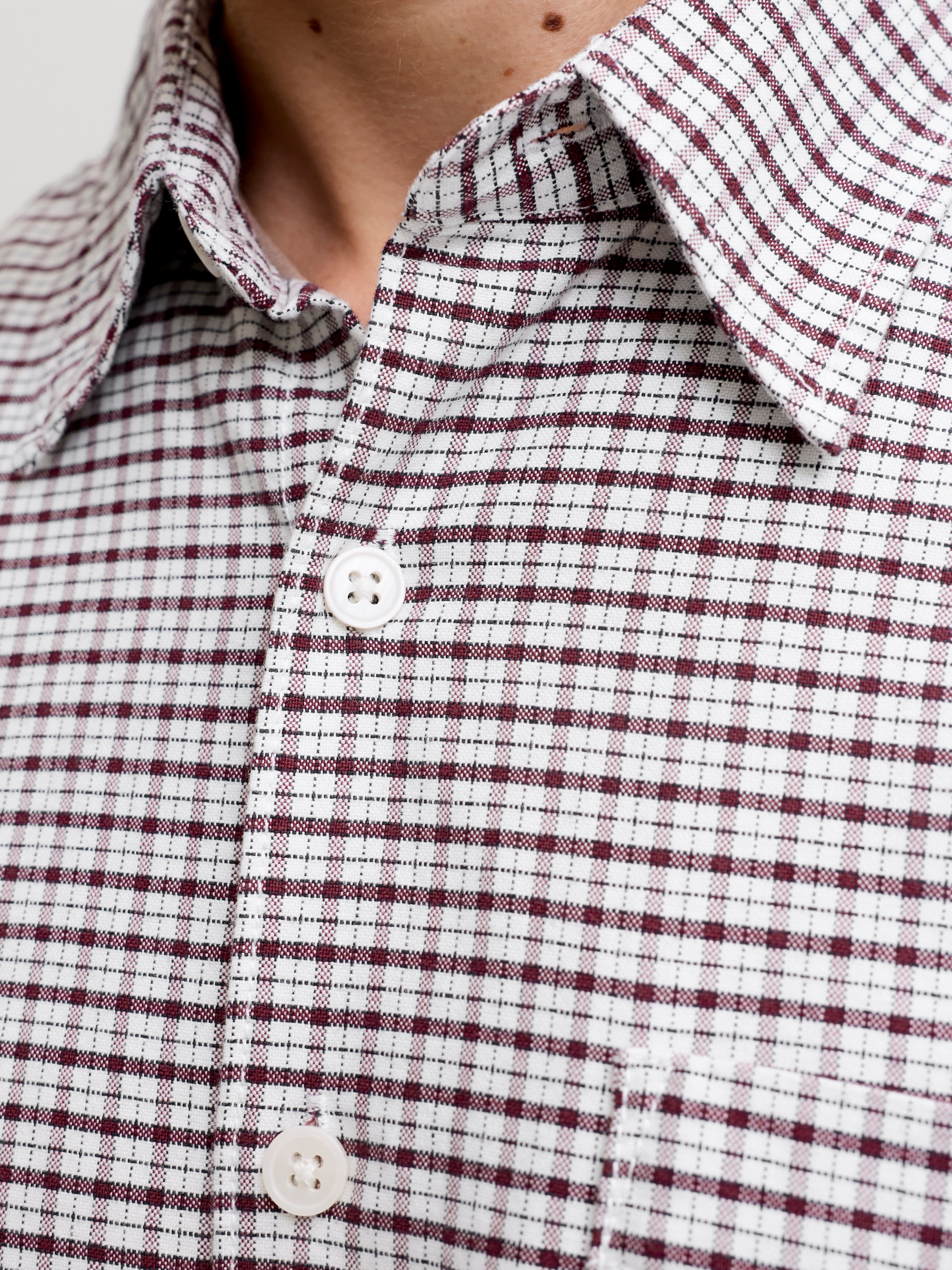 Jack & Jones Langarmhemd »JORFREDERIKSBERG OXFORD SHIRT LS SN« Baumwolle, locker geschnitten