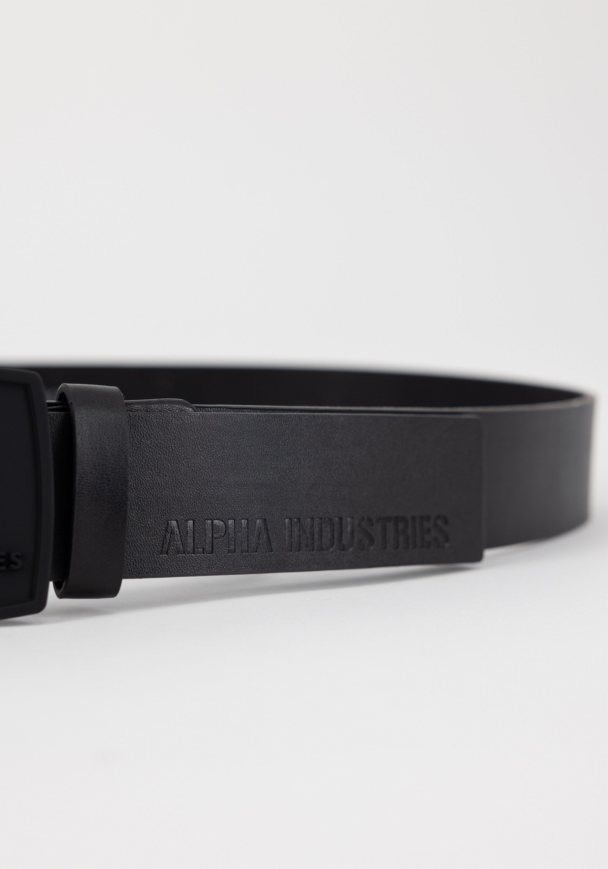 Alpha Industries Ceinture en cuir »All Black Belt«