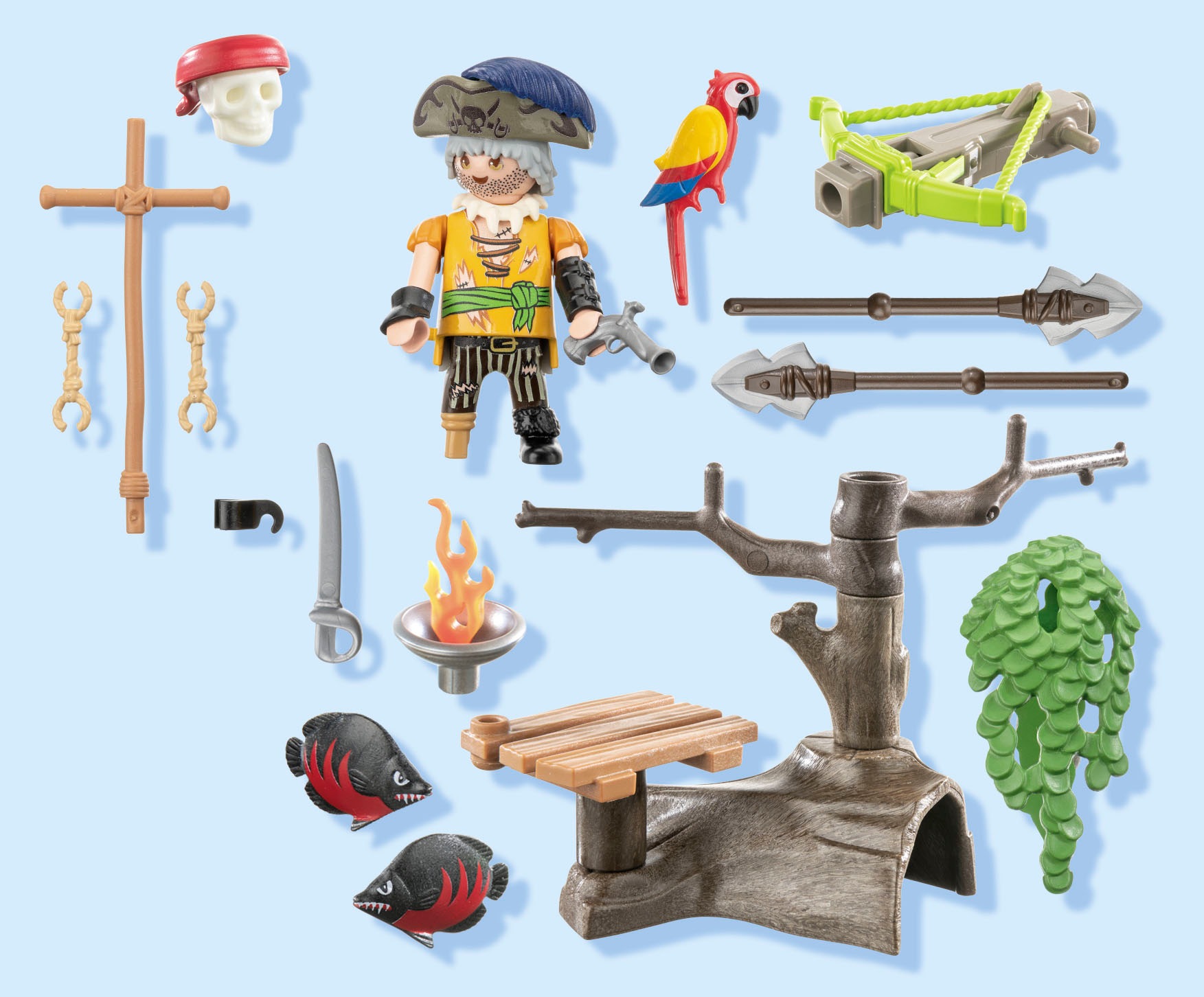 Playmobil® Jeu de construction »Pirat mit Balliste (71795), Playmobil Pirates«