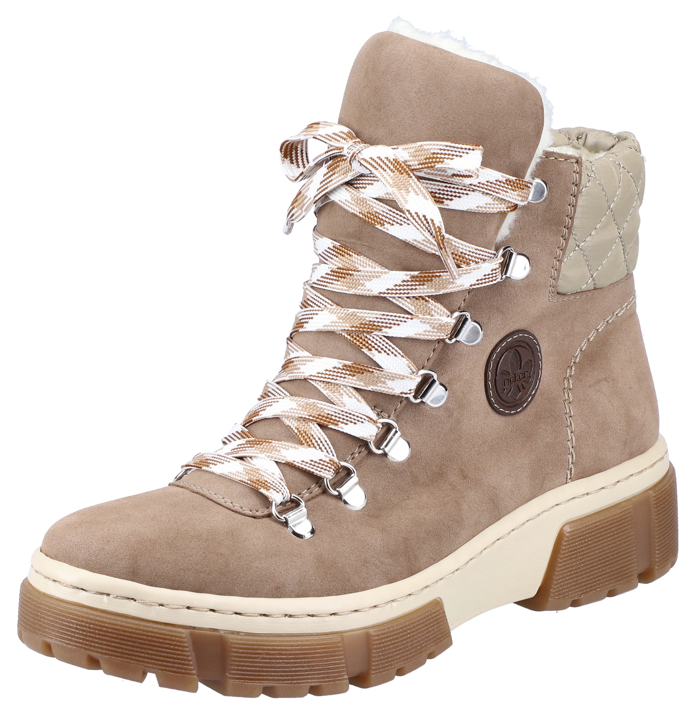 Rieker Winterboots, mit gestepptem Schaftrand