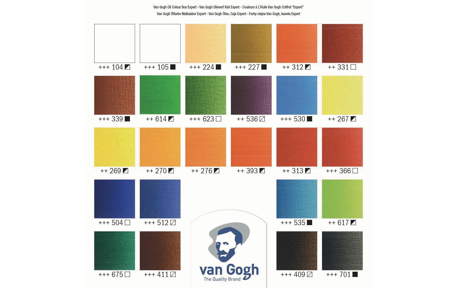 Ölfarbe »Van Gogh Malkasten Expert, Mehrfarbig«