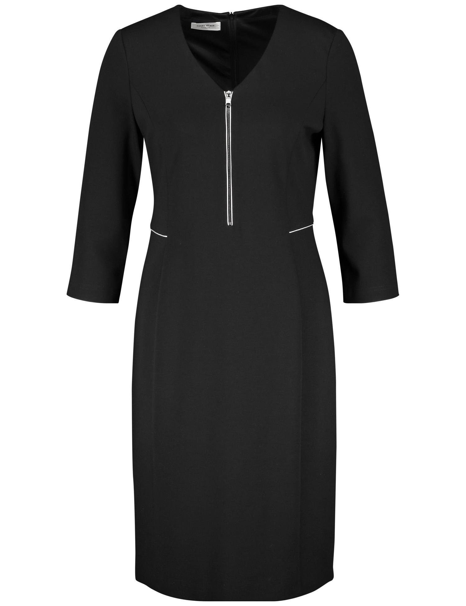 Kleid Gewebe »Kleid mit Frontzip«