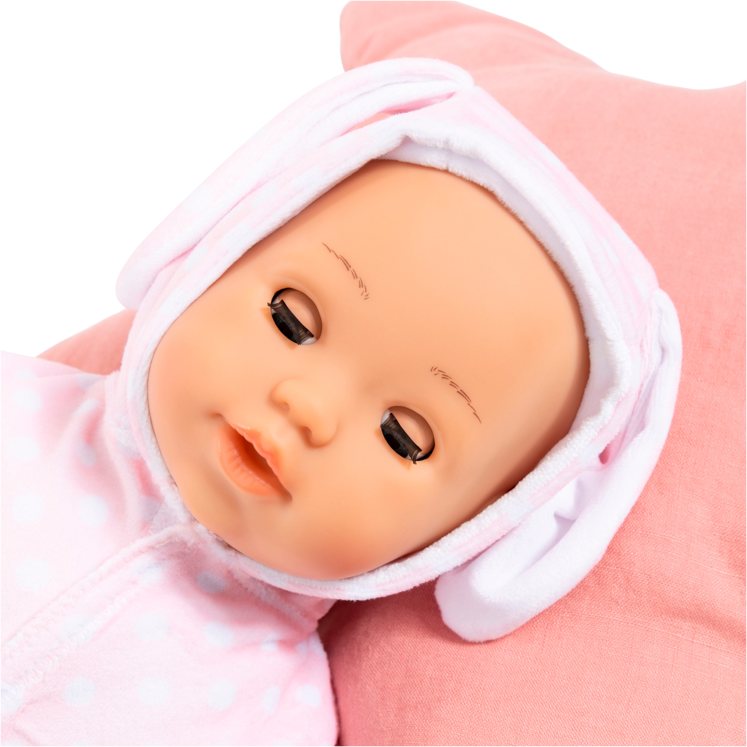 Bayer Babypuppe »First Words Baby, Anna 38 cm, rosa« mit Schlafaugen und Babygeräuschen