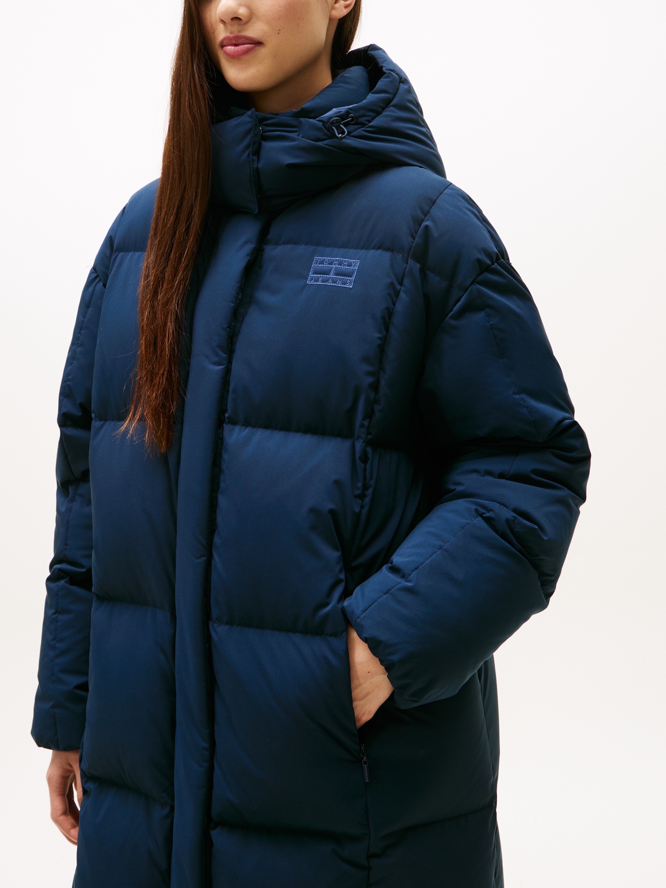 Tommy Jeans Manteau matelassé »TJW ALASKA GRID DWN MXI COAT EXT«