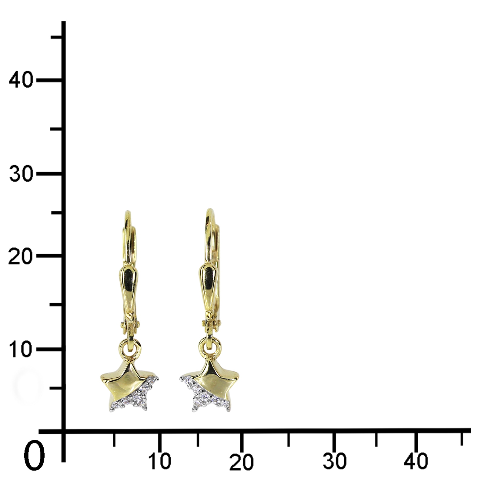 OSTSEE-SCHMUCK Paire de boucles d'oreilles »Ostsee-Schmuck Ohrhänger Stern Ohrhänger Stern«