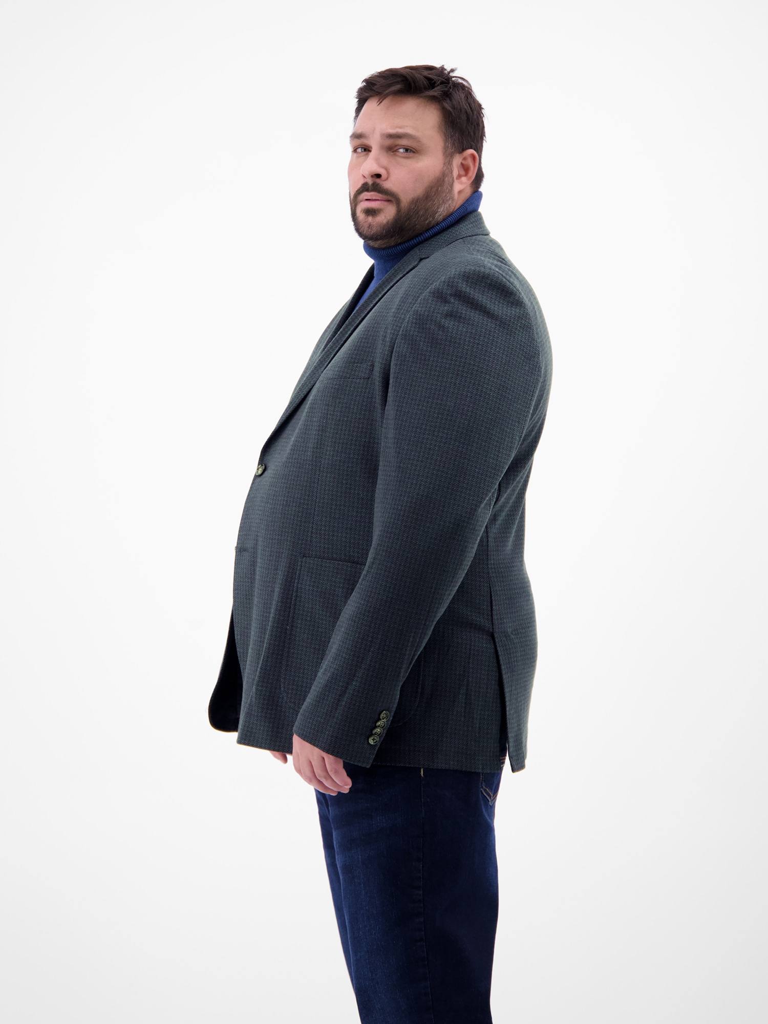 LERROS Veste en jersey »Herren Sakko in Twillqualität, 3XL bis 6XL«