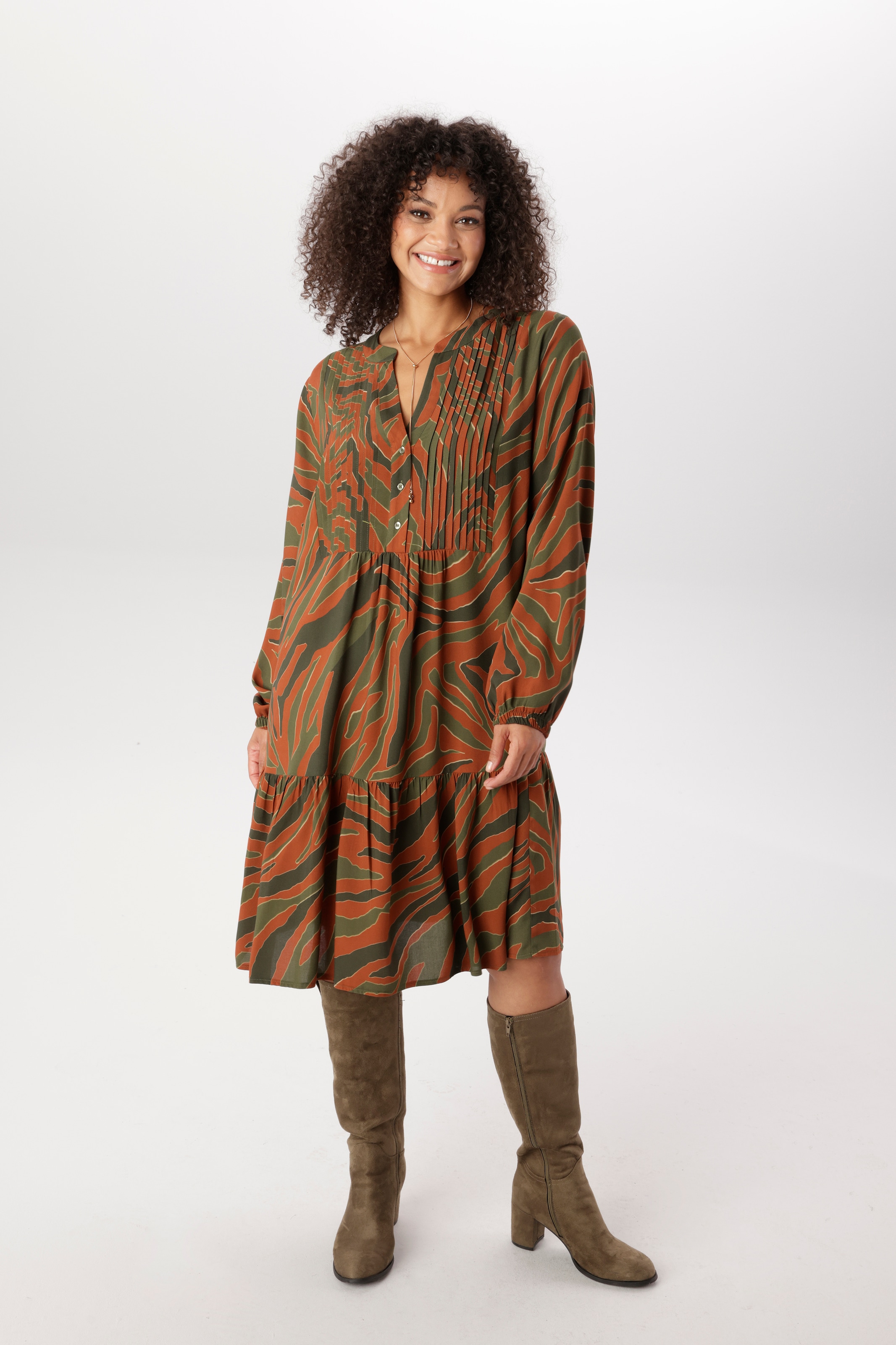 Image of Aniston PLUS Tunikakleid in trendigem Animalprint - NEUE KOLLEKTION