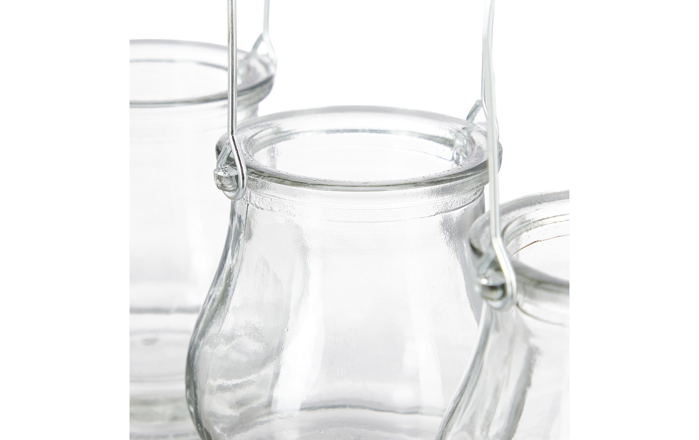 relaxdays Windlicht »10 cm Glas 12 Stück«