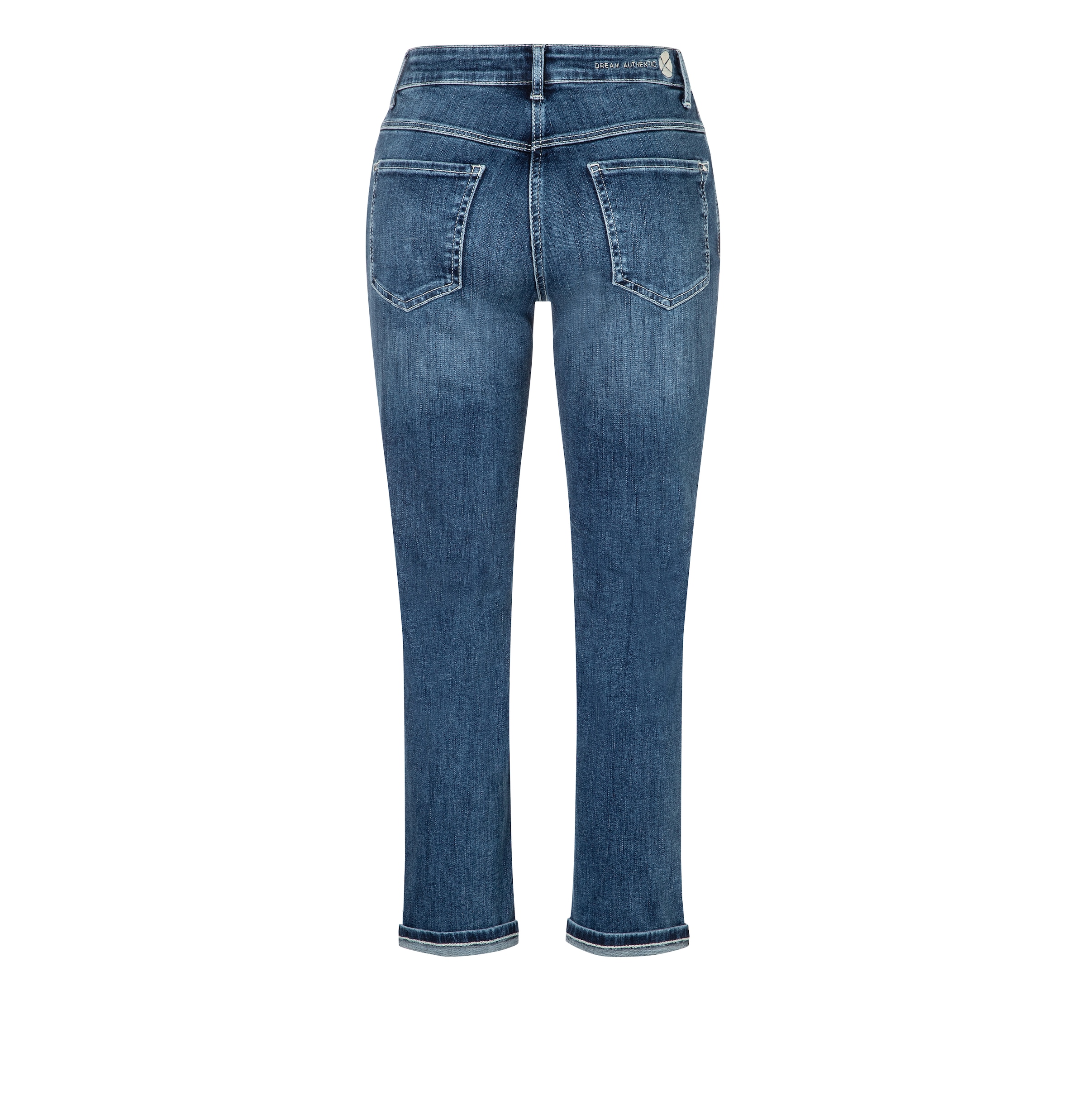 MAC 7/8-Jeans »DREAM cropped auth.« Innovativer Hyperstretch Denim mit figurformendem Shaping-Effekt