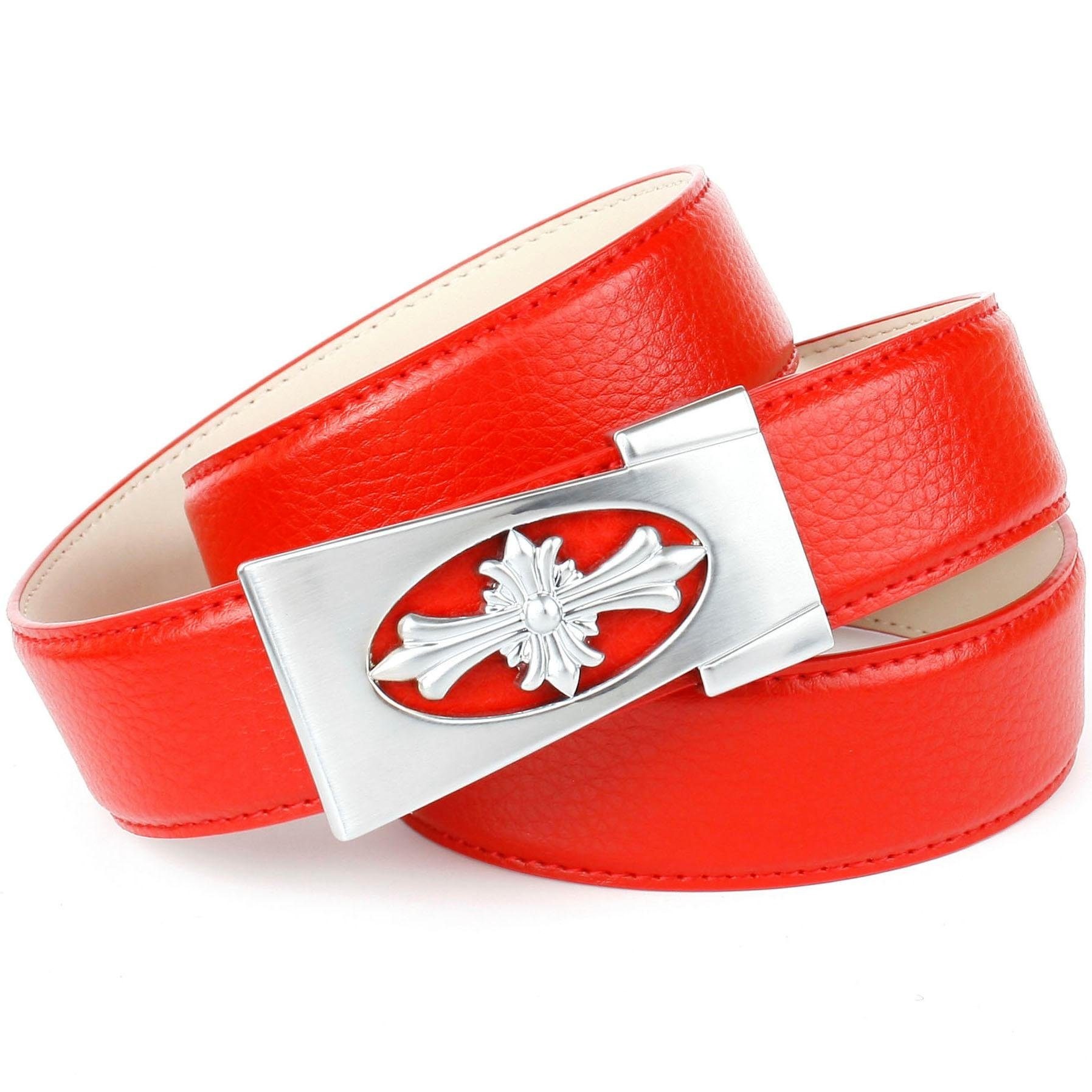 Image of Anthoni Crown Ledergürtel, mit dekorativer Schliesse, stylische Form bei Ackermann Versand Schweiz