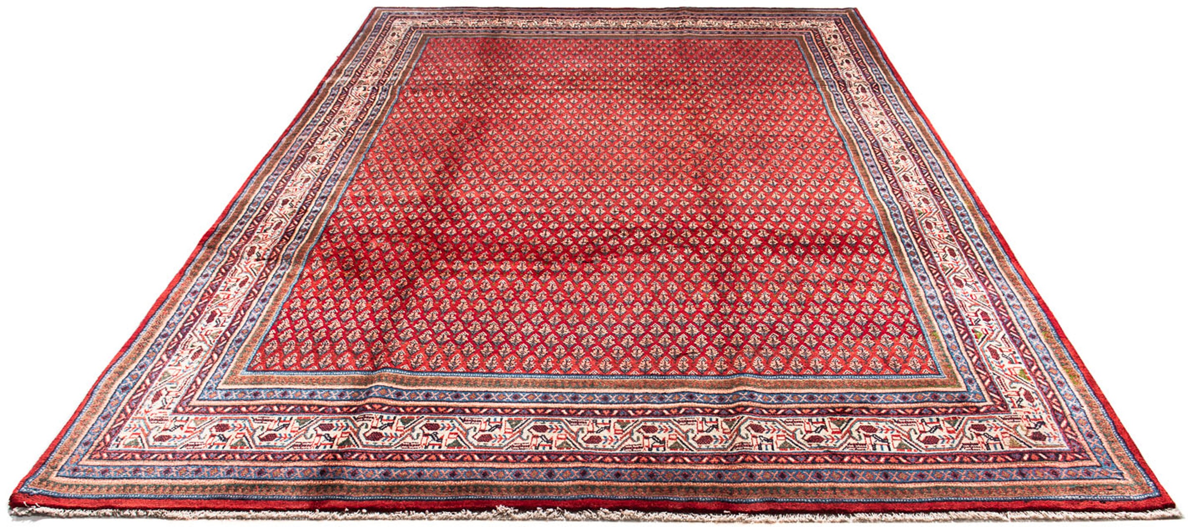 Image of morgenland Orientteppich »Perser - Mir - 317 x 219 cm - rot«, rechteckig, 10 mm Höhe, Wohnzimmer, Handgeknüpft, Einzelstück mit Zertifikat bei Ackermann Versand Schweiz