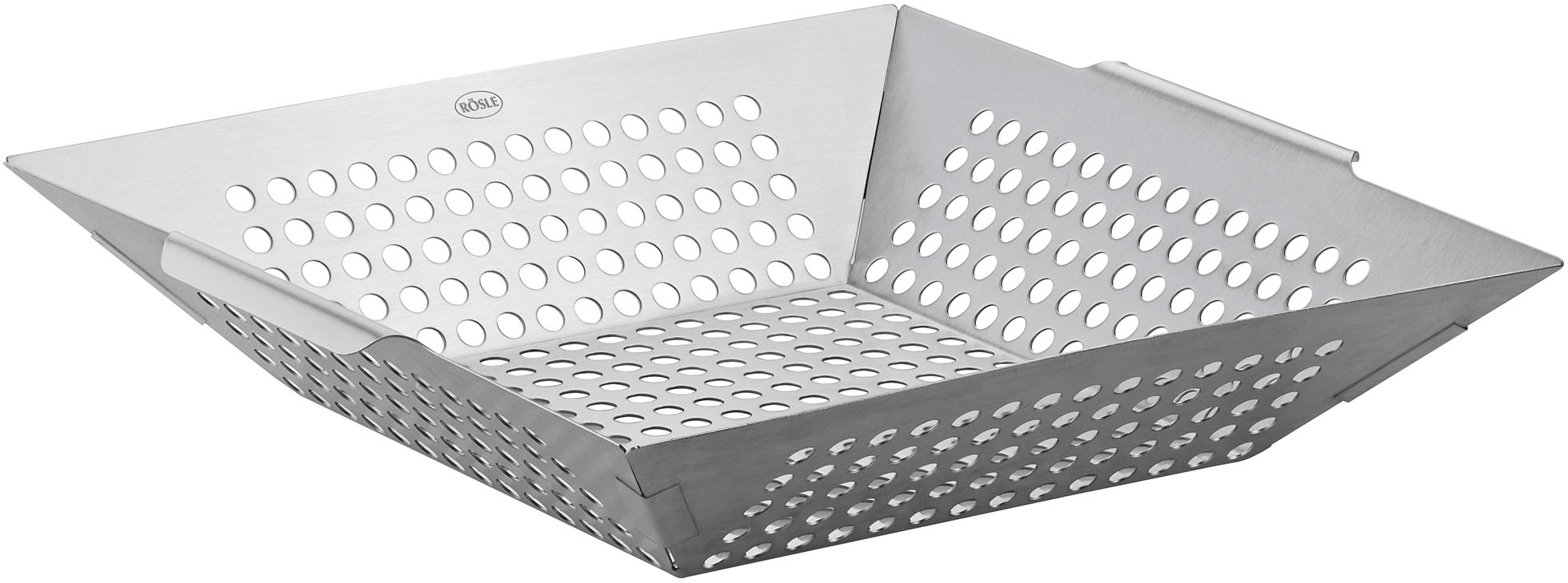 Image of RÖSLE Grillpfanne "Grill- und Gemüsepfanne" Edelstahl 18/10