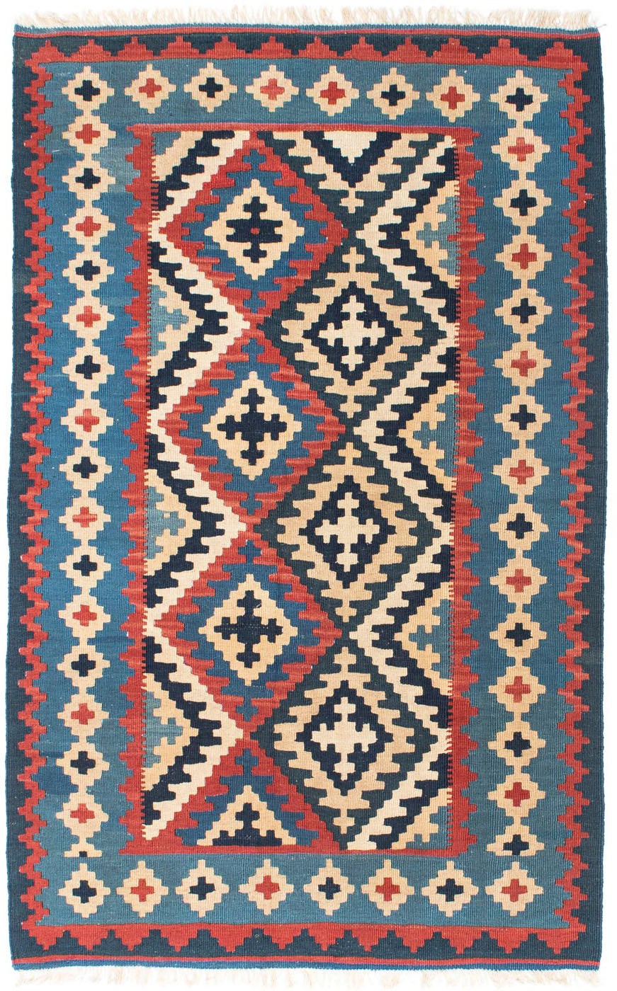 Image of morgenland Wollteppich »Gabbeh Minimal Verde 189 x 155 cm«, rechteckig, 2 mm Höhe, Handgeknüpft bei Ackermann Versand Schweiz