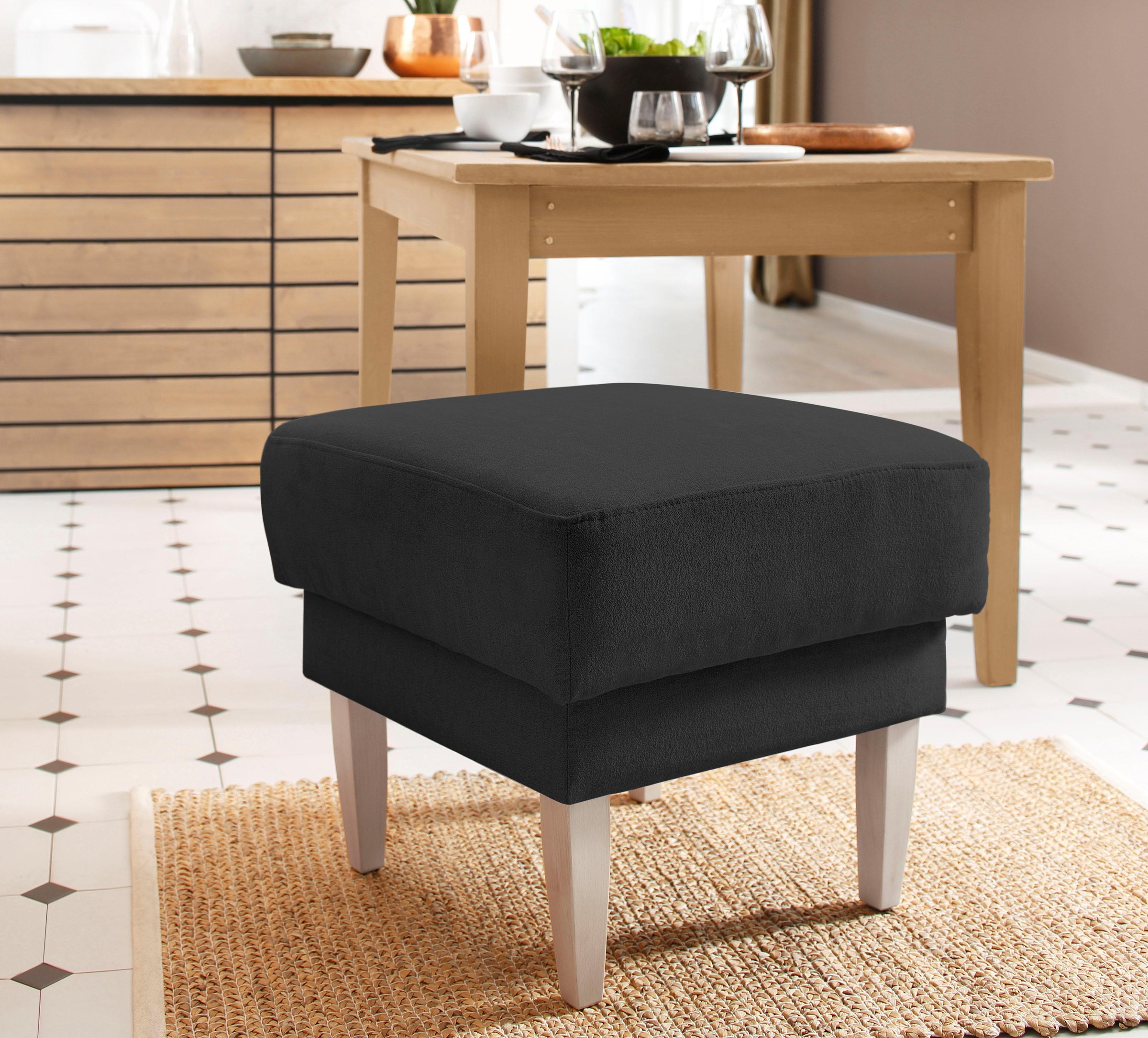 Home affaire Tabouret »Scalea« mit Federkern-Polsterung