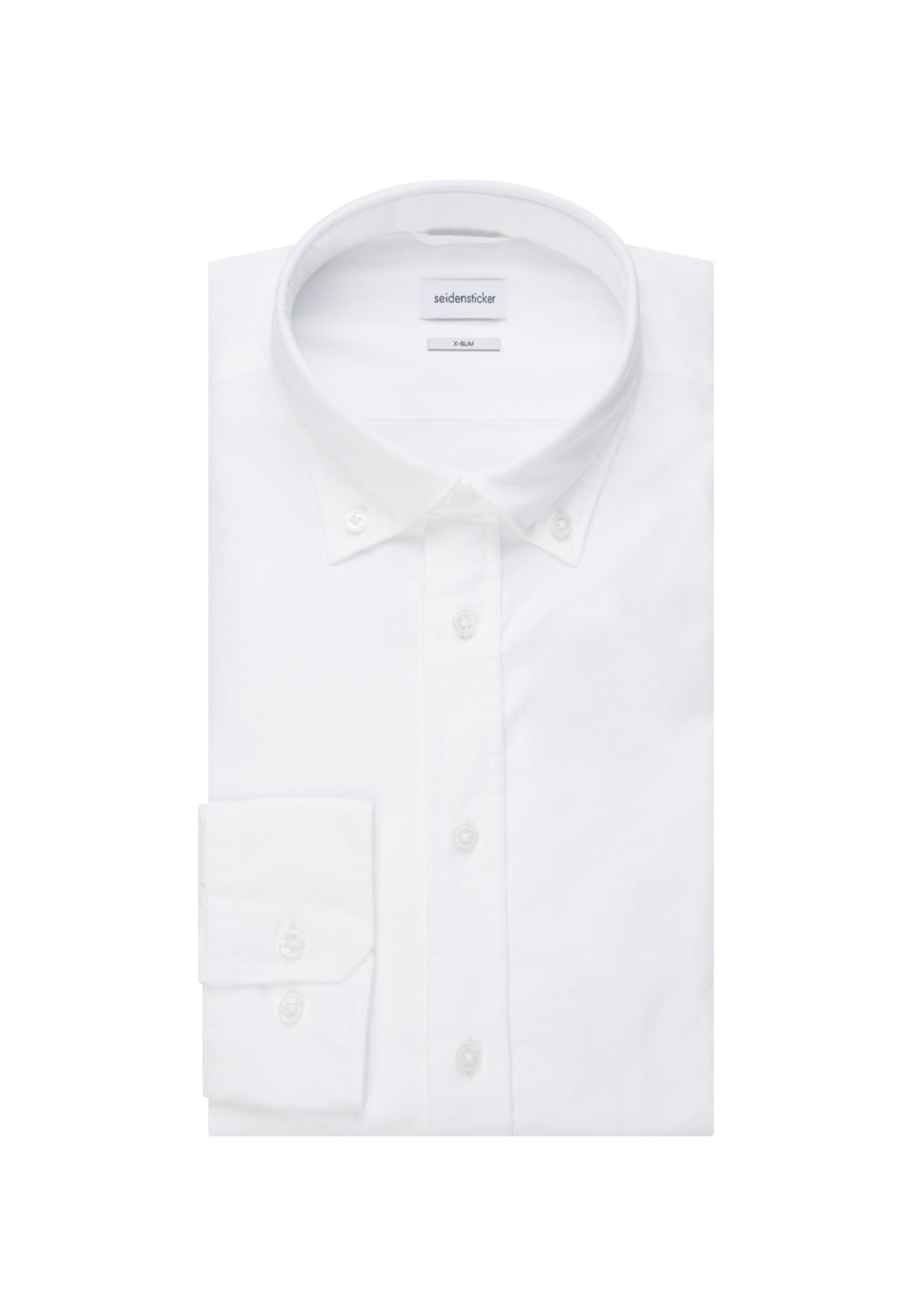 seidensticker Businesshemd »X-Slim« X-Slim Langarm Button-Down-Kragen Uni