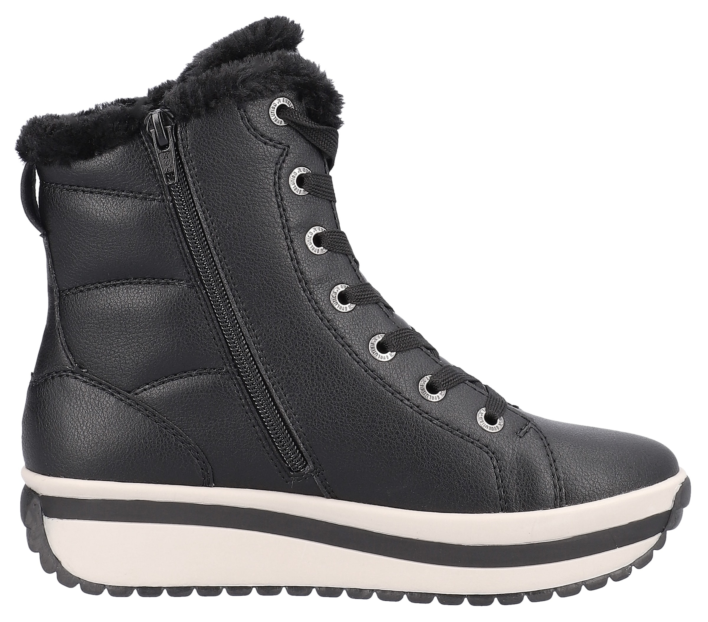 Rieker EVOLUTION Winterboots, Schnürboots, Stiefelette mit praktischem Innenreissverschluss