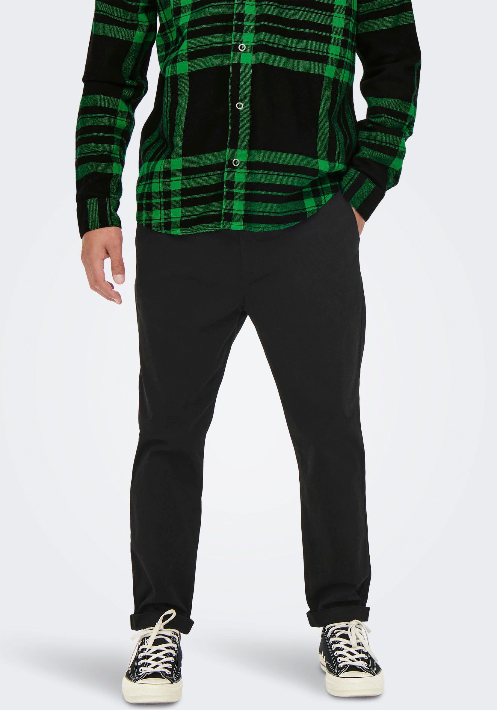 ONLY & SONS Chinohose »OS ONSKENT CROPPED CHINO«