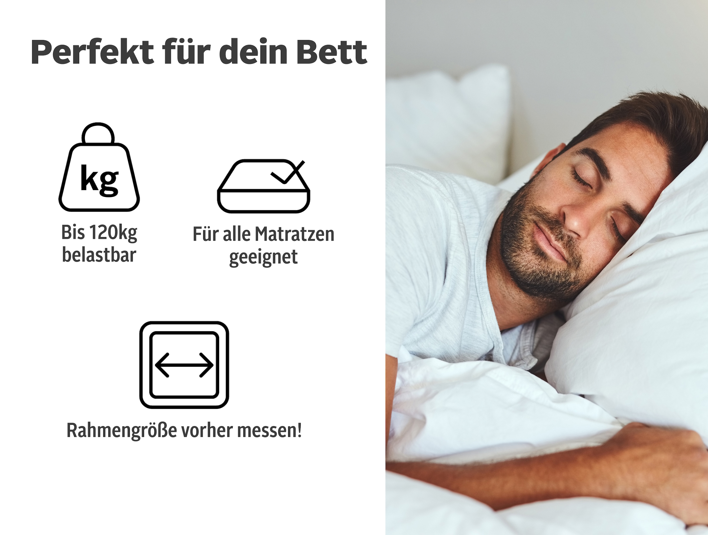 Älgdröm Lattenrost »Lattenrost Glomma NV, 90x200, 140x200 cm und weiteren Grössen« Lattenrost für alle Matratzen, & Selbstmontage, langlebig, ergonomisch