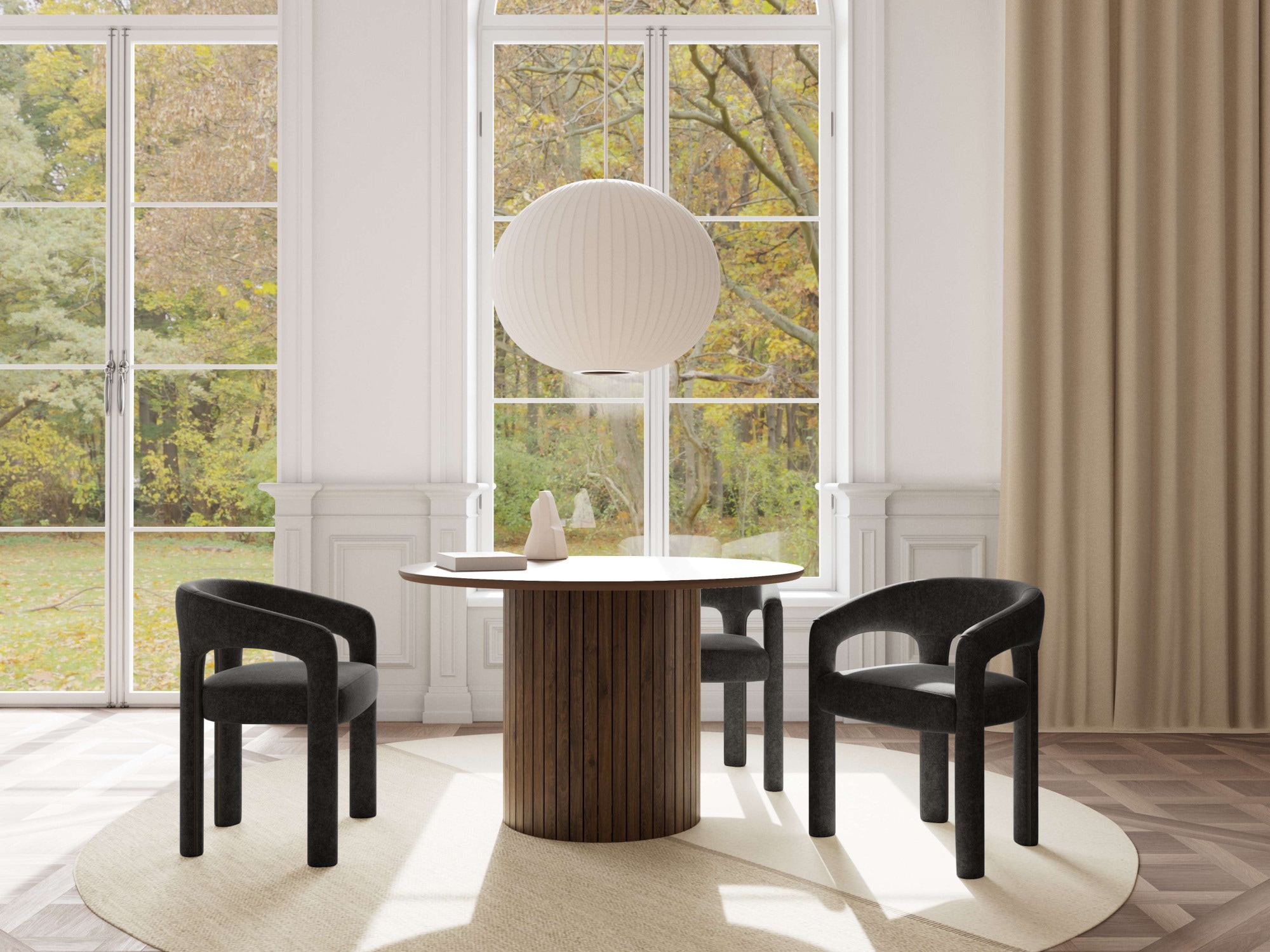 ACTONA GROUP Chaise de salle à manger »Cole, Polsterstuhl« () chaise avec accoudoirs