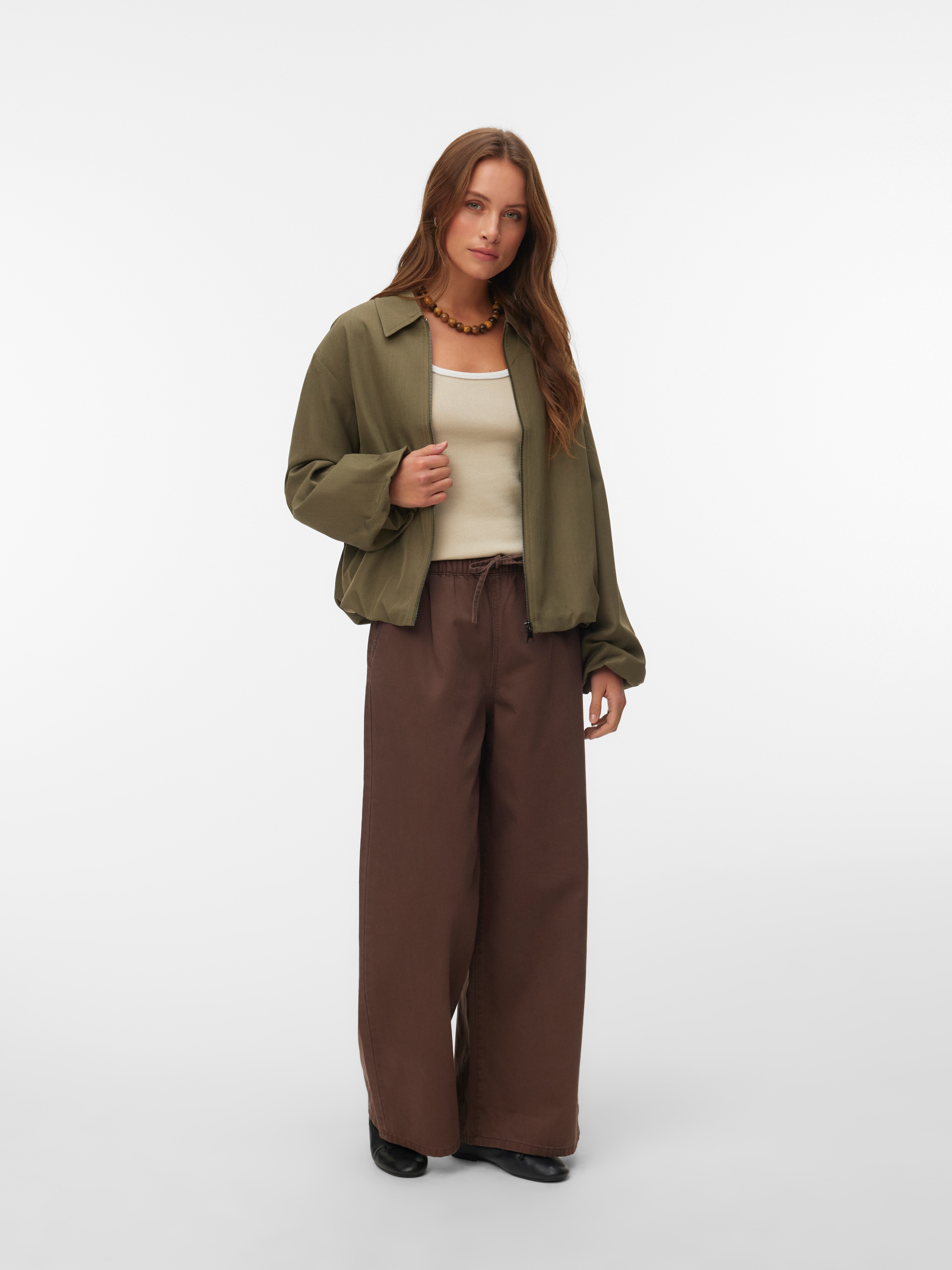 Vero Moda Blouson »VMNOVA SHORT JACKET« mit Reissverschluss