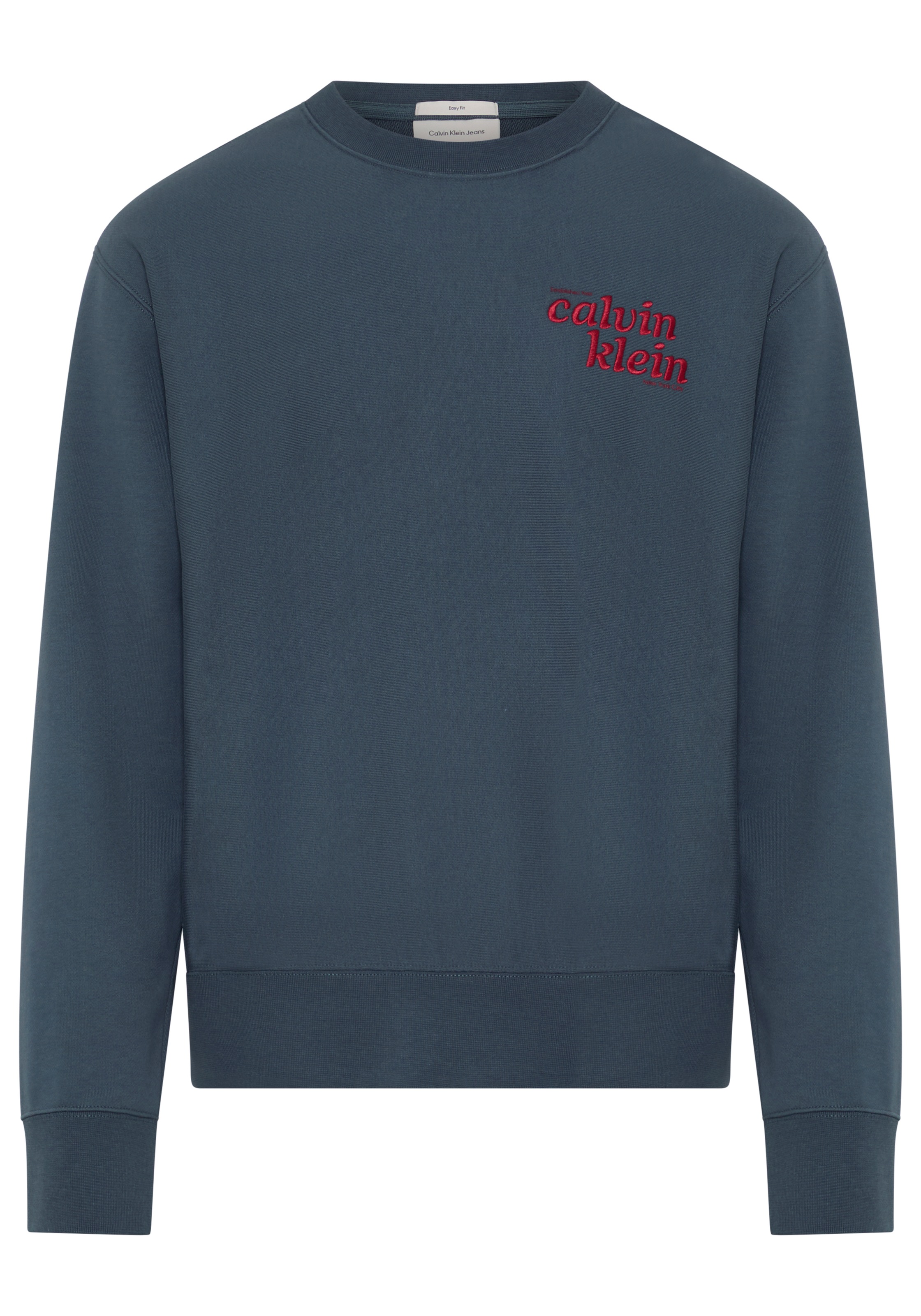 Image of Calvin Klein Jeans Sweatshirt, Rundhalsausschnitt, Regular Fit, Stickerei