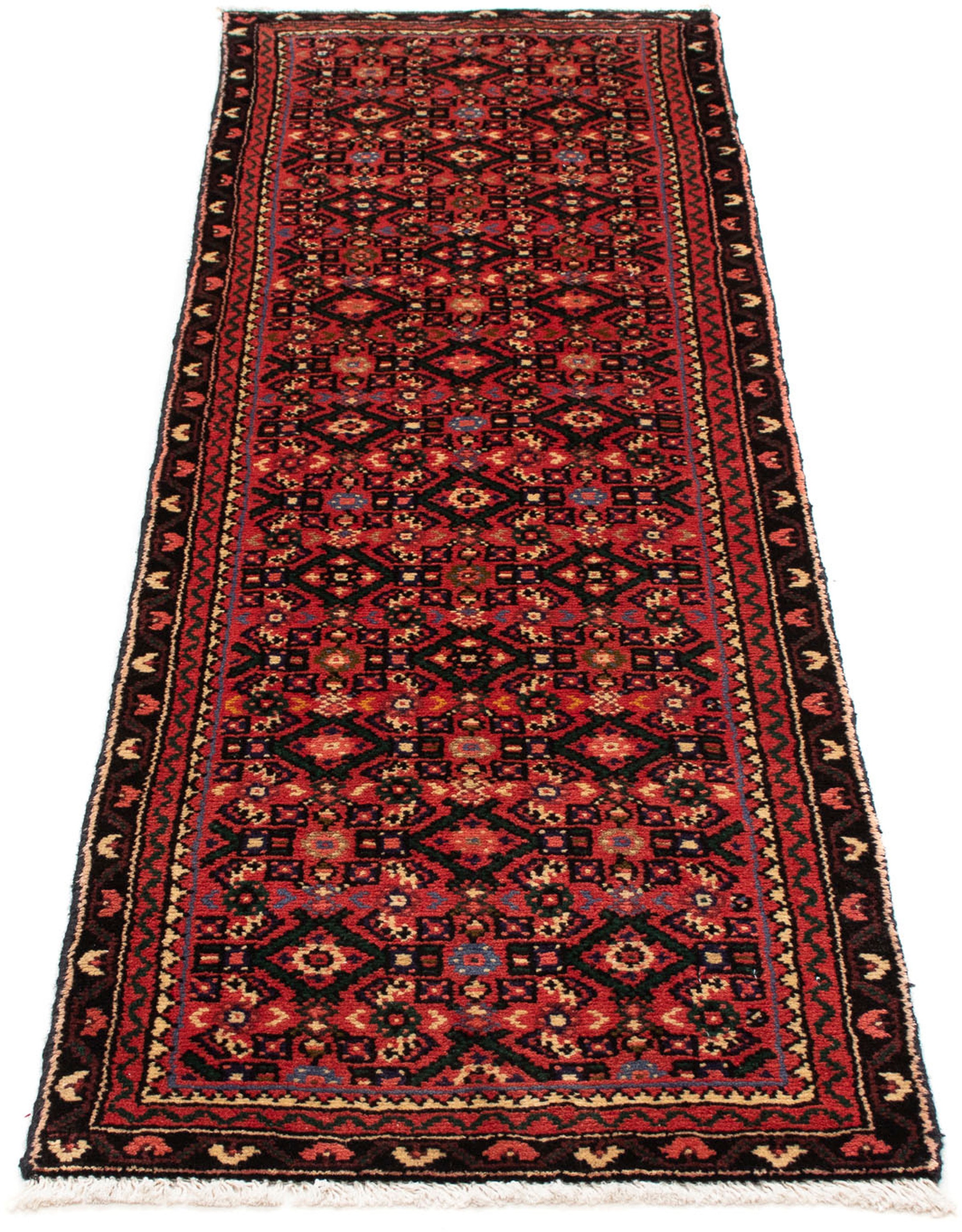 Image of morgenland Orientteppich »Perser - Nomadic - 187 x 65 cm - dunkelrot«, rechteckig, 10 mm Höhe, Wohnzimmer, Handgeknüpft, Einzelstück mit Zertifikat bei Ackermann Versand Schweiz