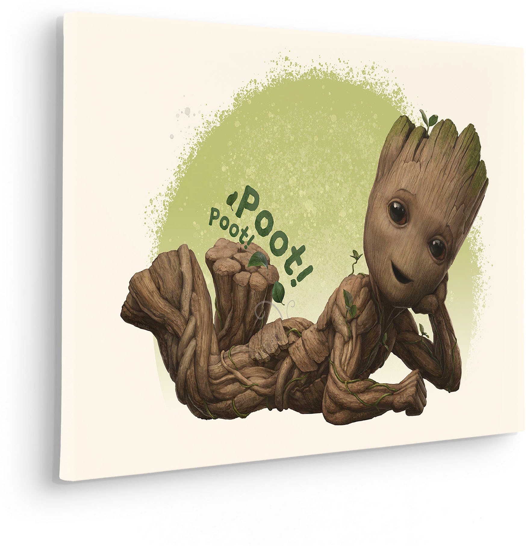 Komar Leinwandbild »Groot Poot - Grösse 60 x 40 cm«, Disney, (1 St., 60 x 40 cm (Breite x Höhe), Keilrahmenbild mit Echtholzrahmen, Kinderzimmer