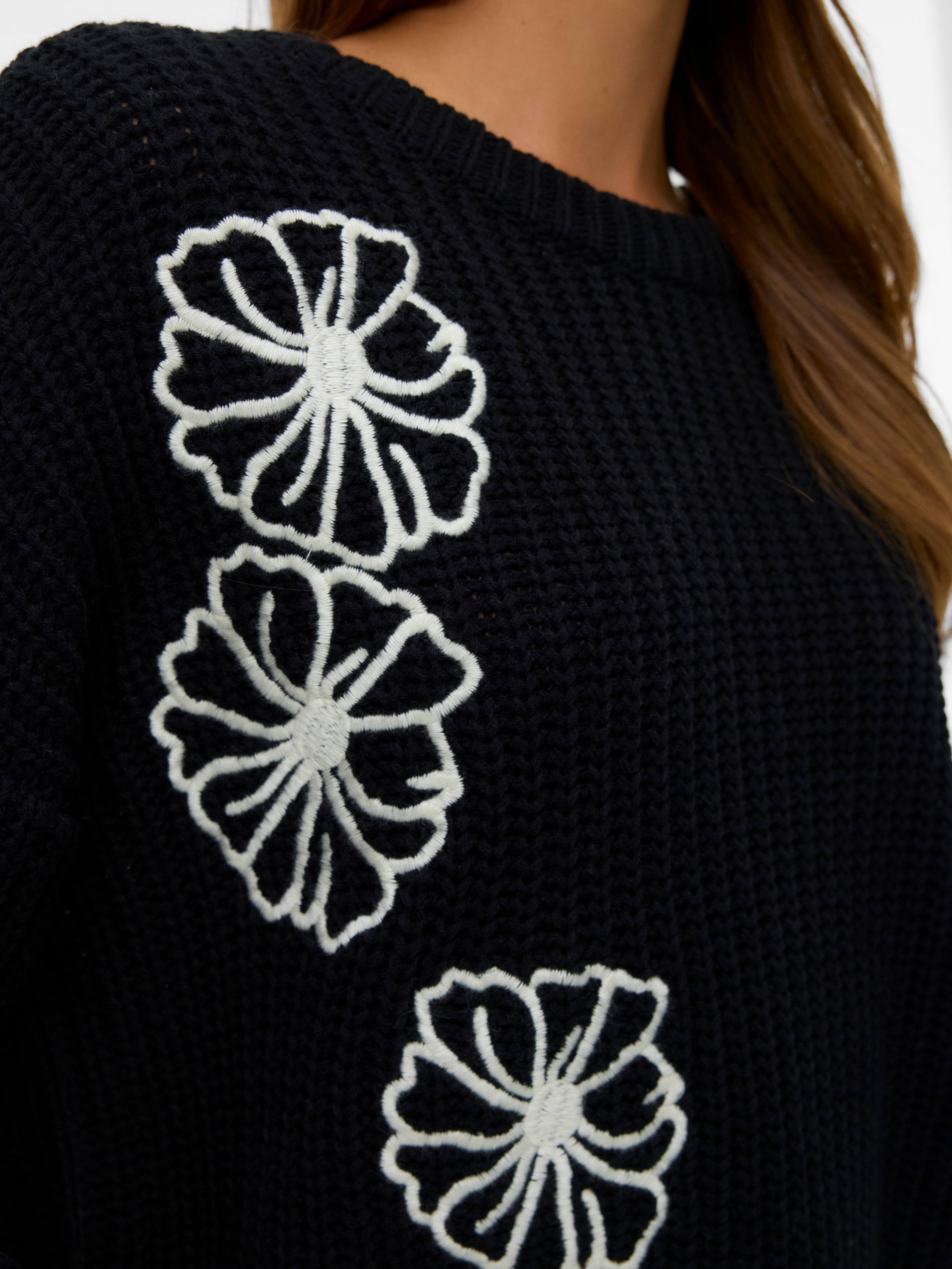 Vero Moda Pull à col rond »VMLAURA LS O-NECK PULLOVER BOO«