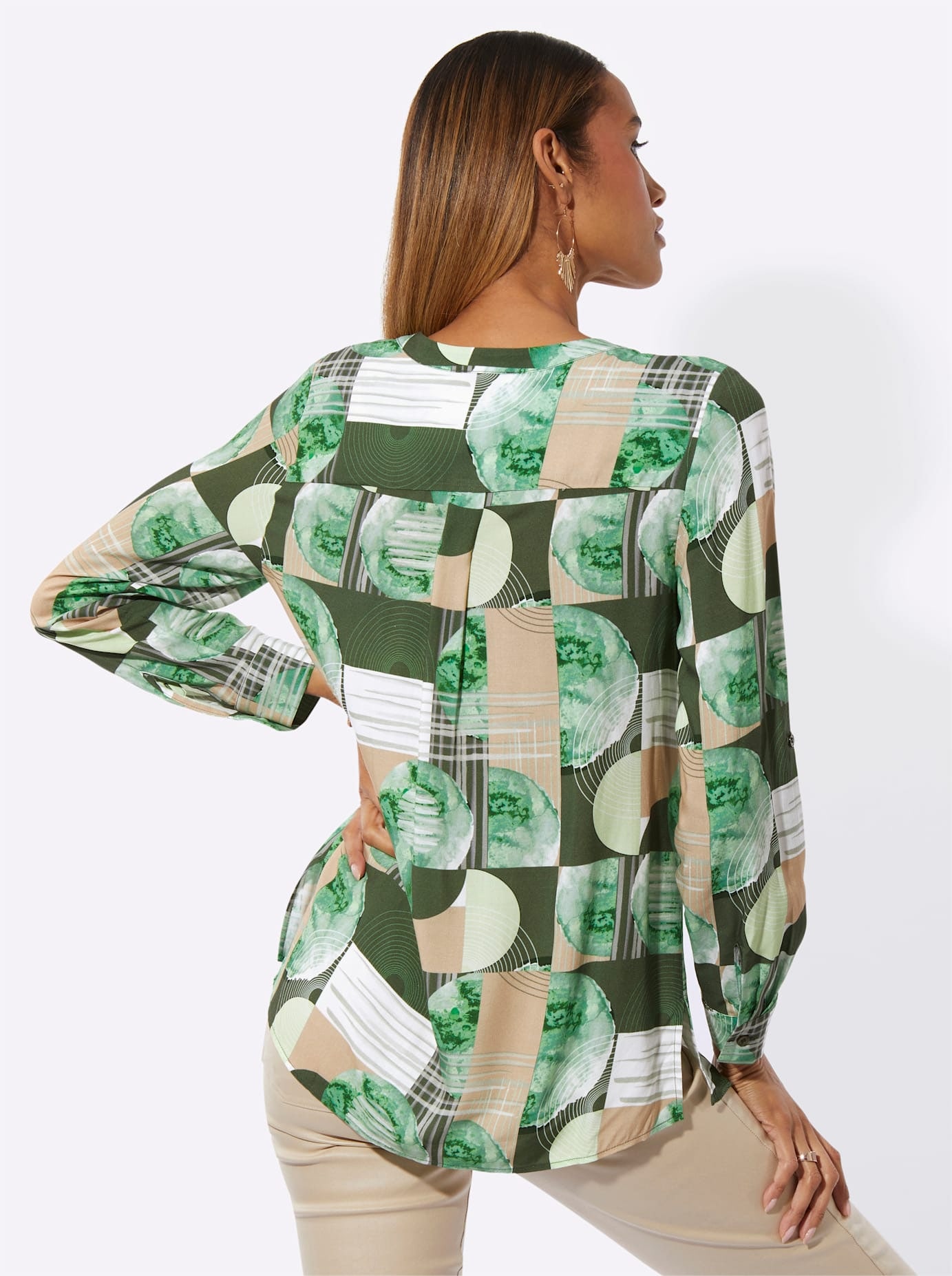 creation L Langarmbluse