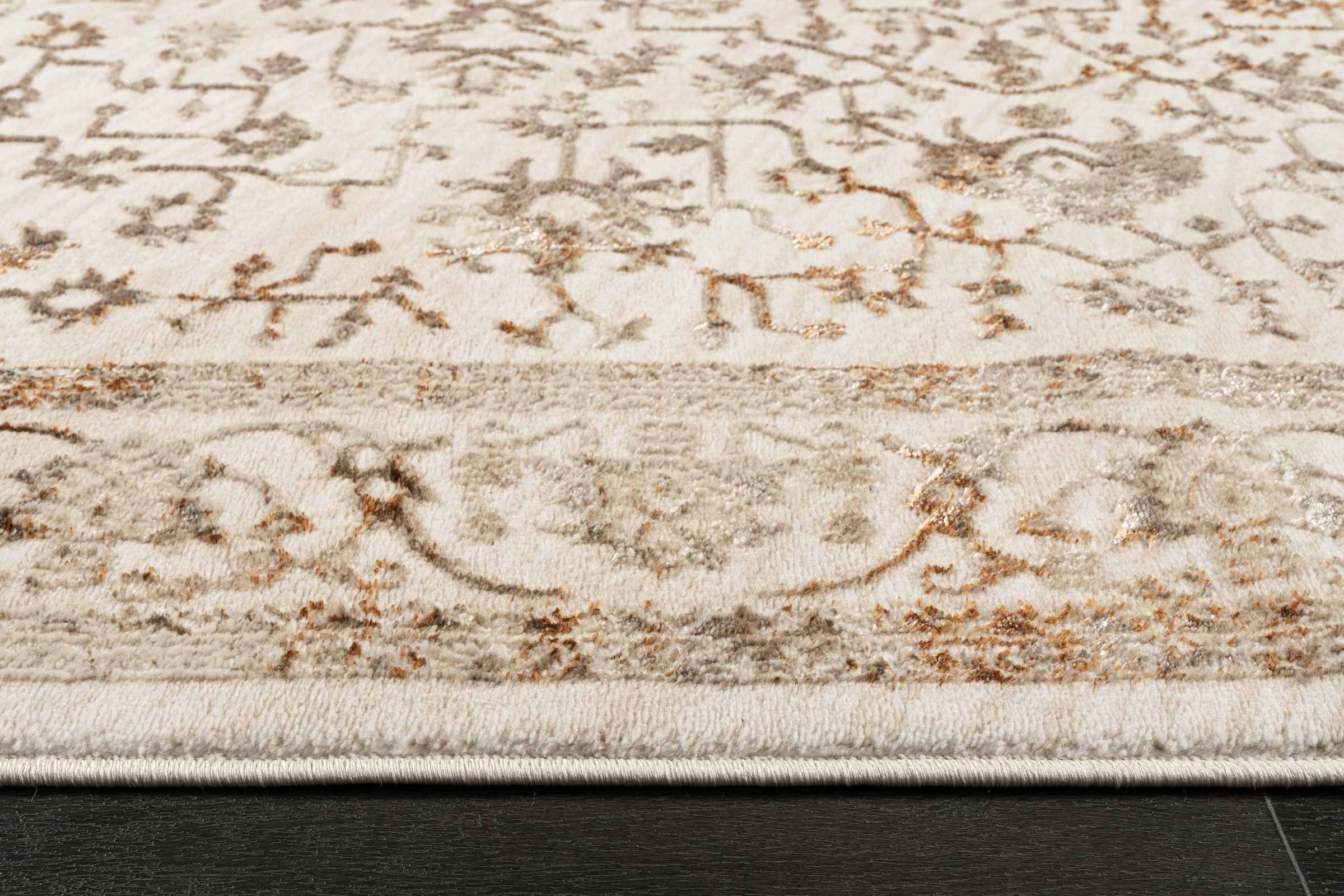GOODproduct Teppich »Amira, orientalisches Design« rechteckig 11 mm Höhe mit Bordüre, elegant, Vintage Optik, Wohnzimmer, Schlafzimmer