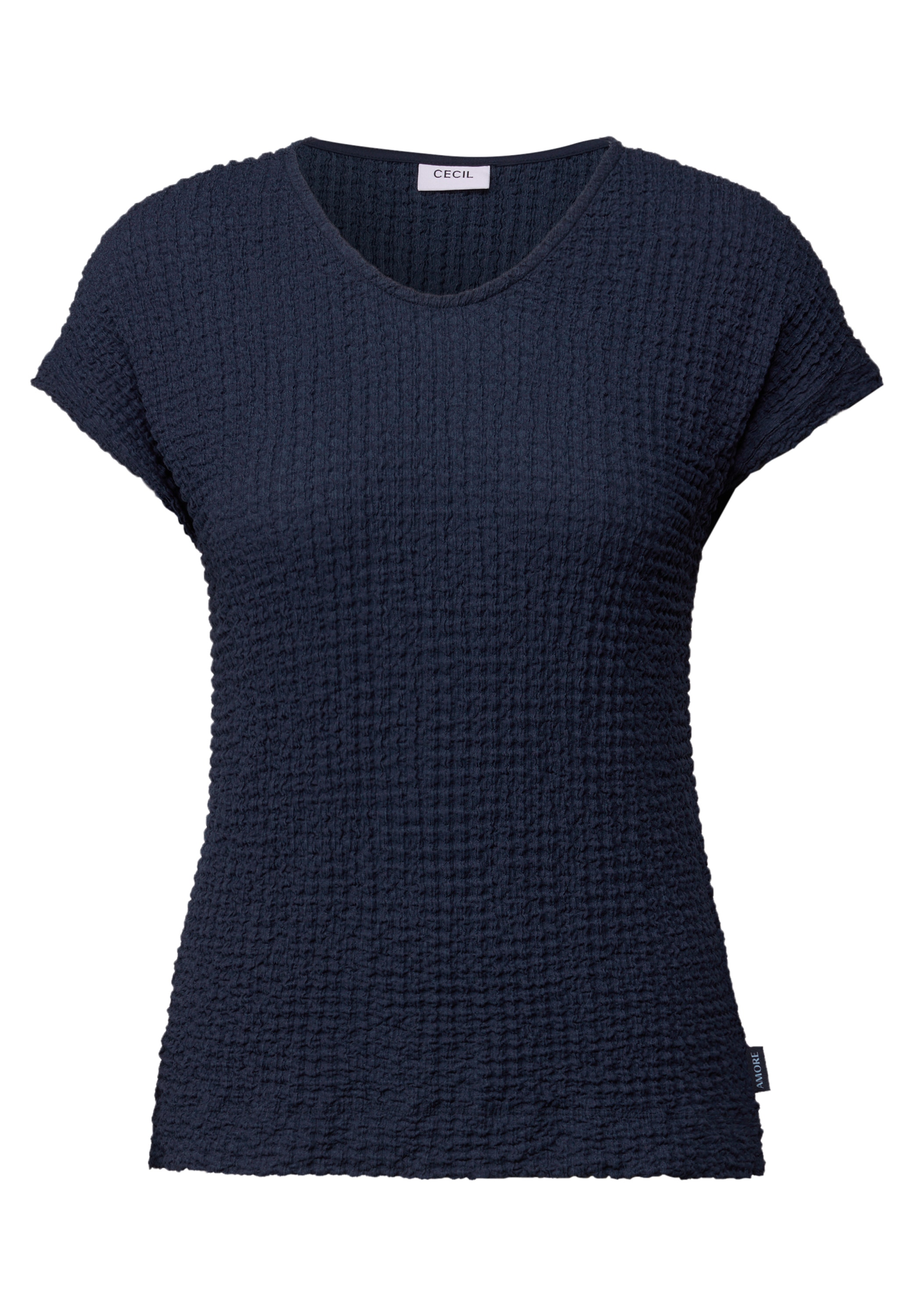 Cecil T-Shirt, in Struktur-Optik