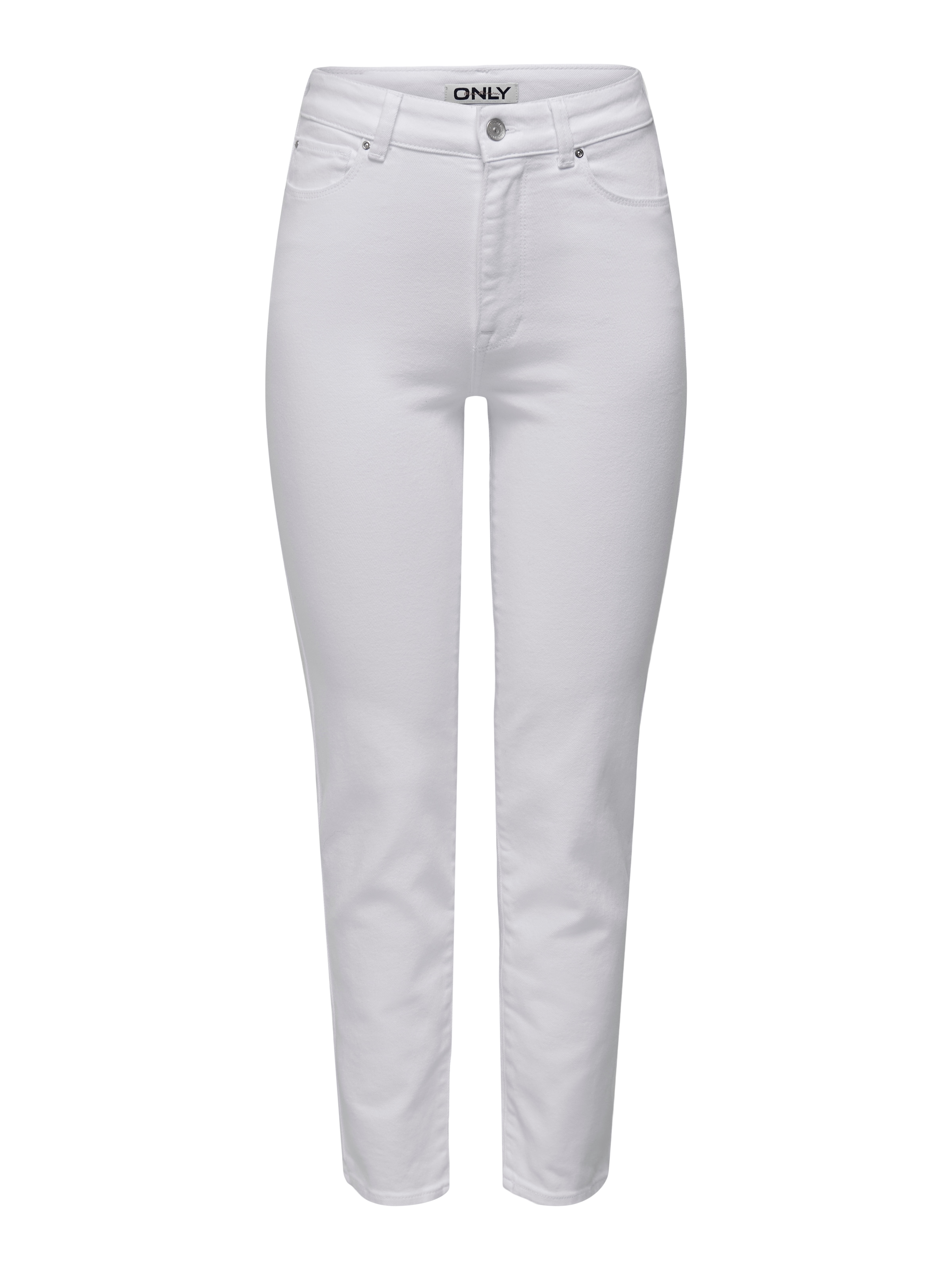 ONLY Jeans cheville »ONLEMILY STRETCH HW STR ANK DNM NOOS« Baumwollmischung, high waist, straight fit
