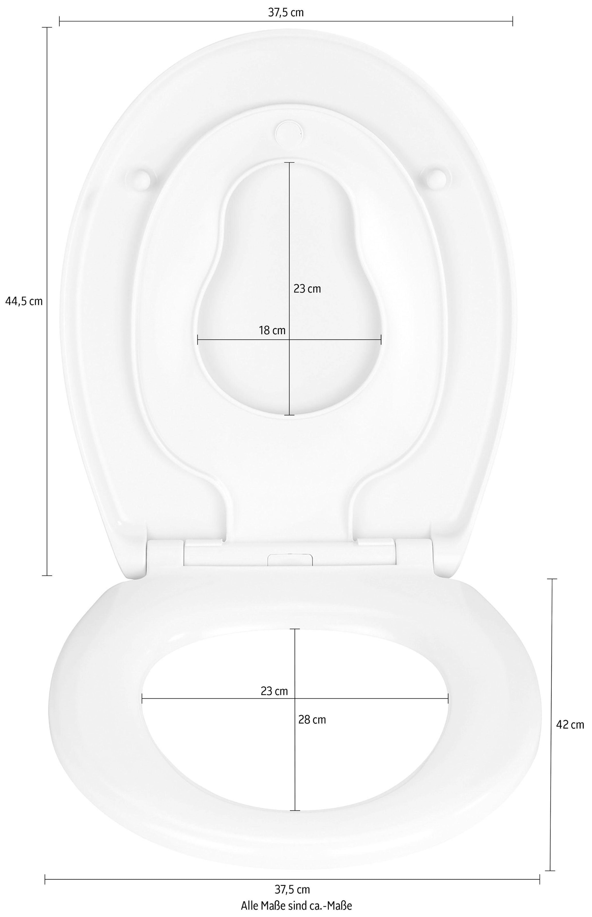 WENKO WC-Sitz »Delos Family«, Softclose / Kindersitz / Kinderbrille