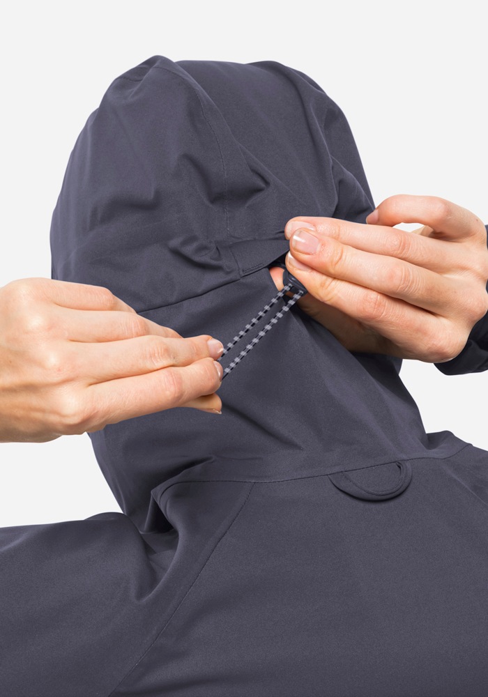 Jack Wolfskin Outdoorjacke »HIGHEST PEAK JACKET W« mit Kapuze